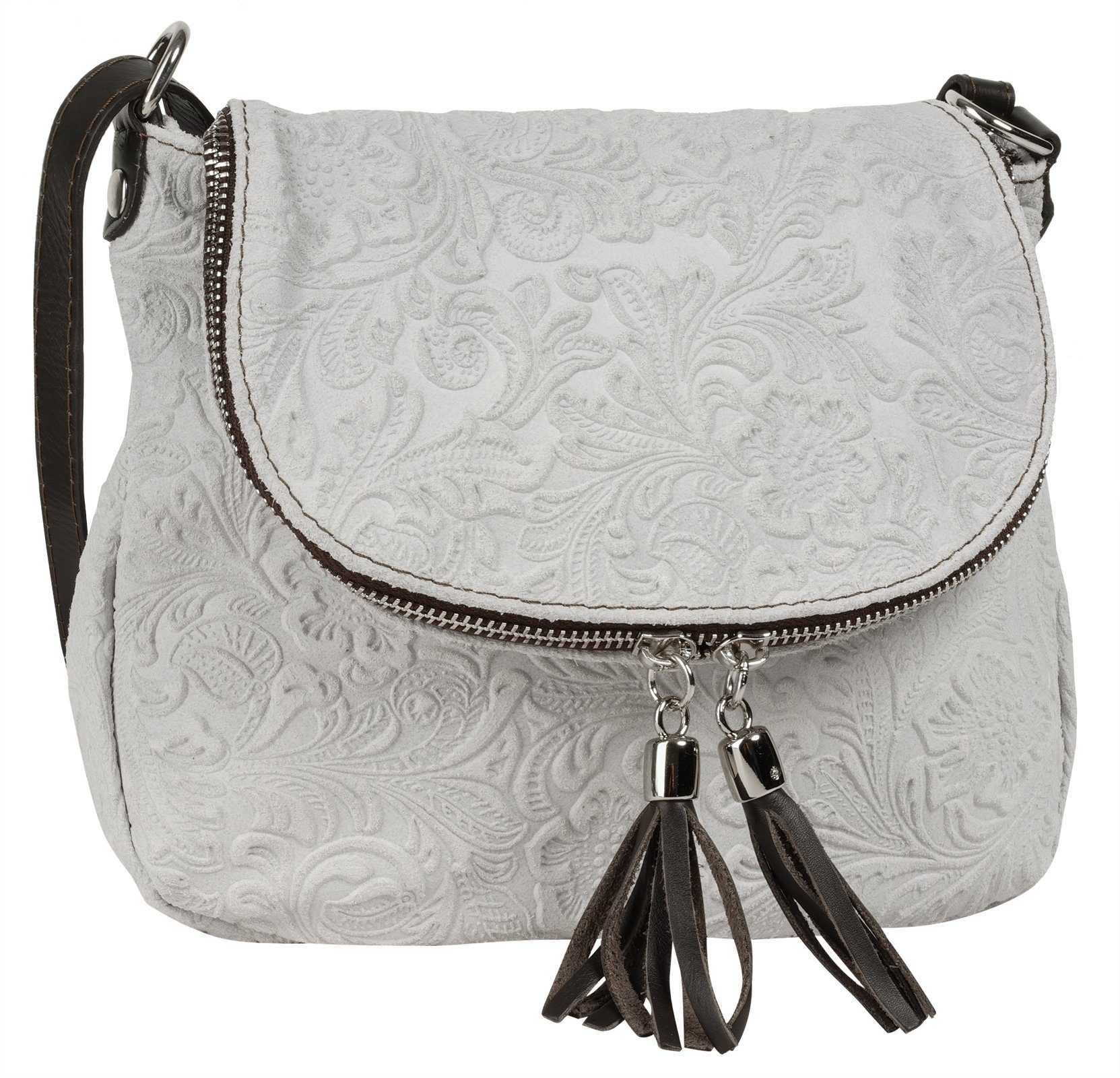 Samantha Look Schoudertas echt leer, made in italy
