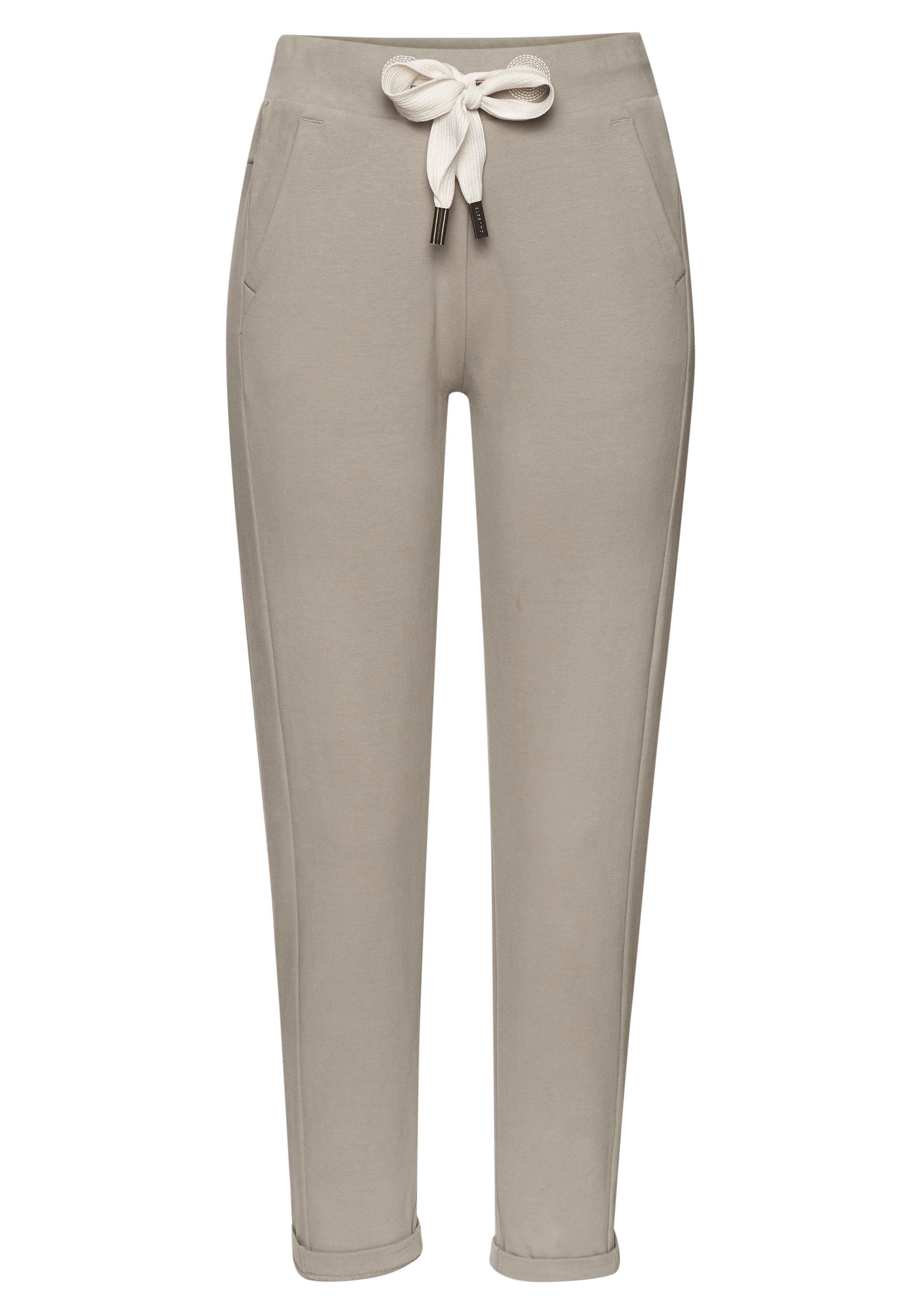 Elbsand Sweatbroek Brinja met zakken en brede trekkoorden, joggingbroek, casual pasvorm