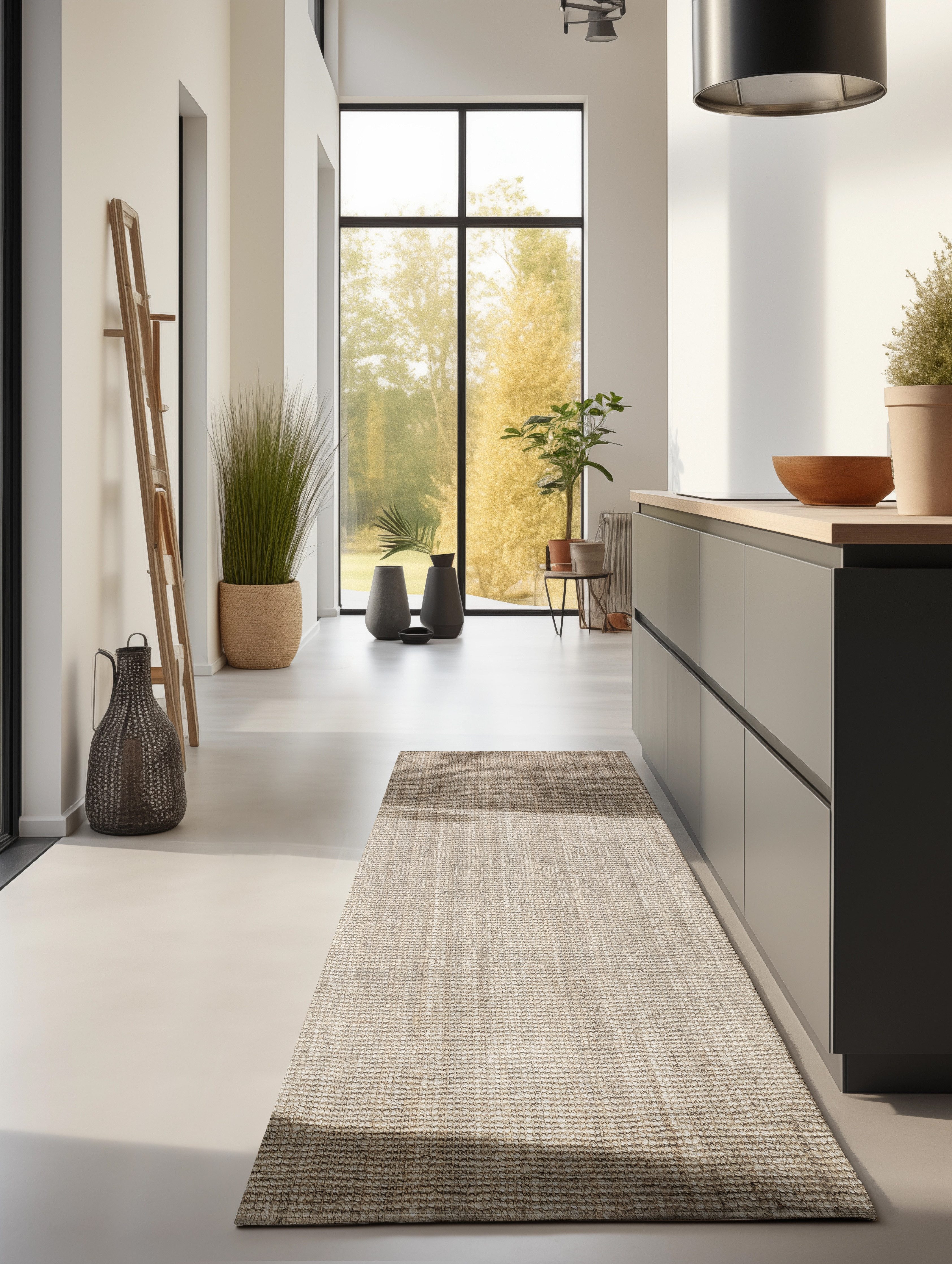 HANSE Home Vloerkleed Jaipur jute tapijt, als loper en rond 100% natuurlijke vezel, woonkamer, eetkamer, slaapkamer, grs