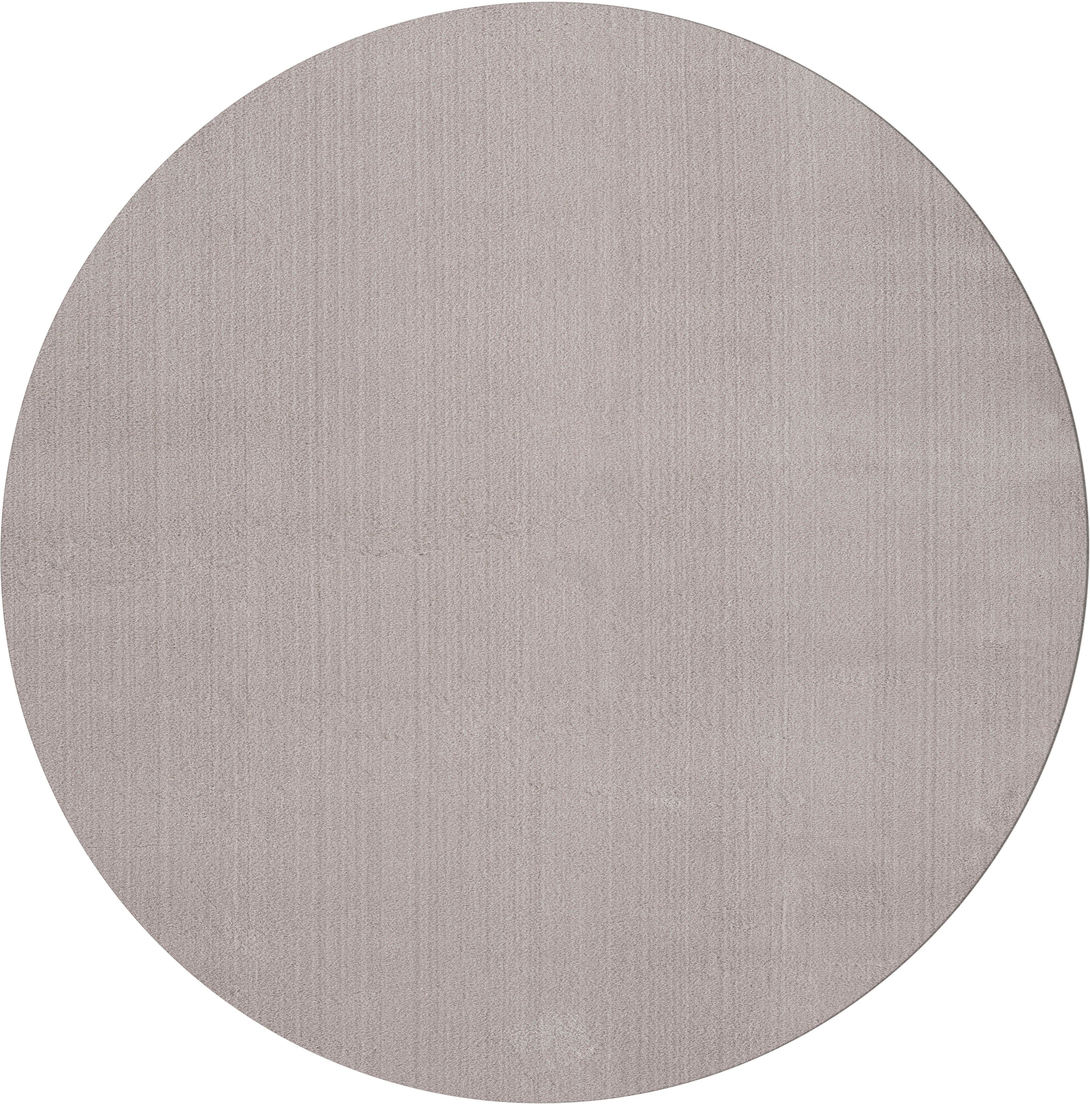merinos Vloerkleed Loft 37 Vloerkleed van imitatiebont bijzonder zacht en behaaglijk, voelt als bont moderne vloerkleden maat Ø 200 cm x 16 mm beige