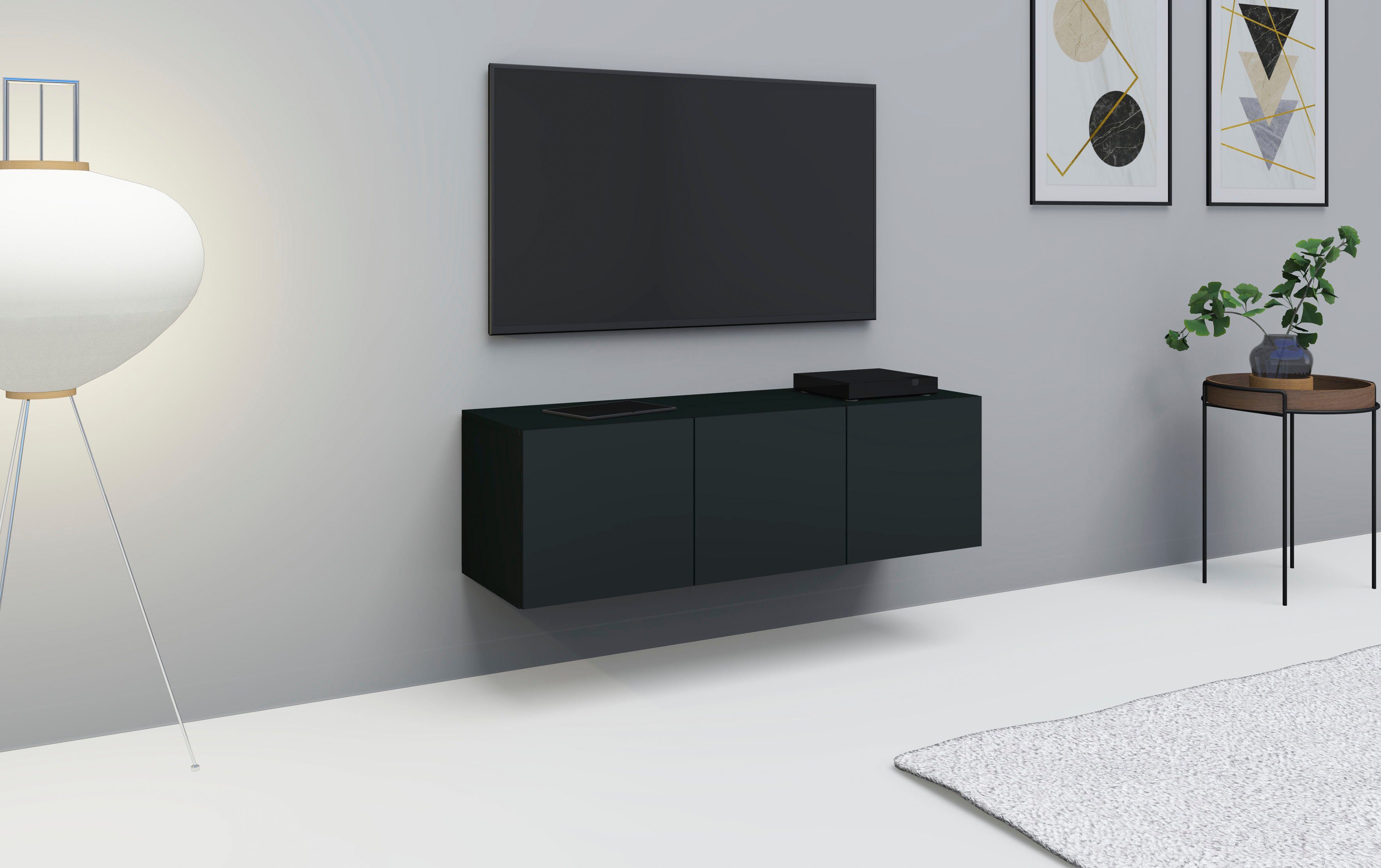 borchardt Möbel Tv-meubel Vaasa Breedte 114 cm, alleen hangend