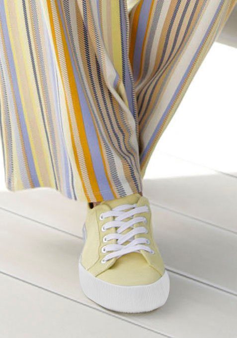Lascana Sneakers van textiel, veterschoen, vrijetijdsschoen