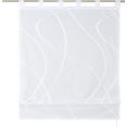 my home vouwgordijn cellino transparant, net-look, polyester (1 stuk) wit