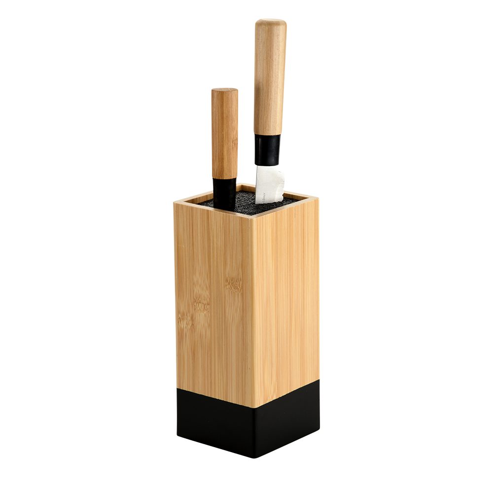 KESPER for kitchen & home Messenblok Messenhouder met kunststof borstel voor variabele plaatsing van messen (1-delig)