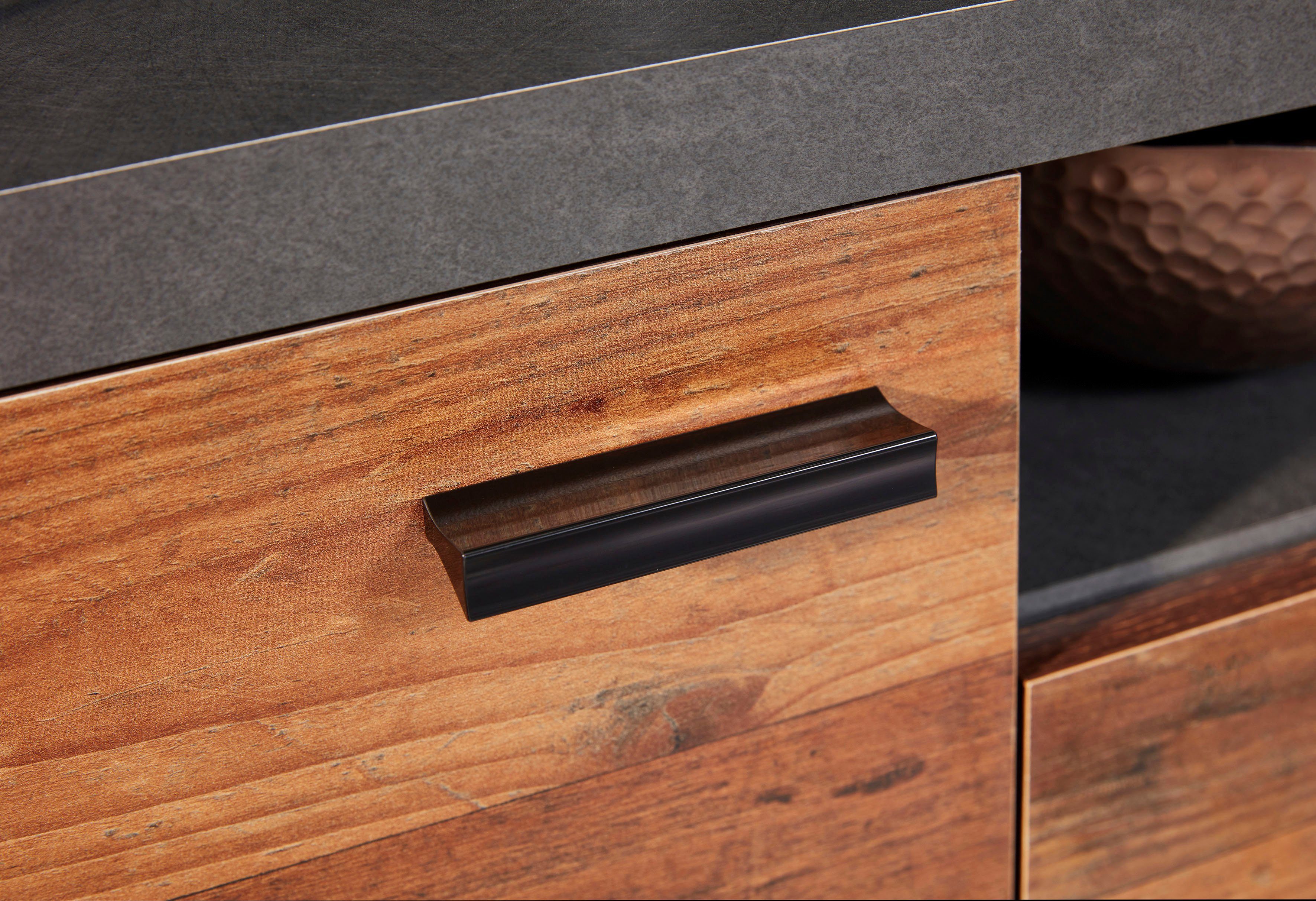 INOSIGN Tv-meubel Messina Lowboard met TV-opzetstuk - Voor televisies tot 60 inch (1 stuk)