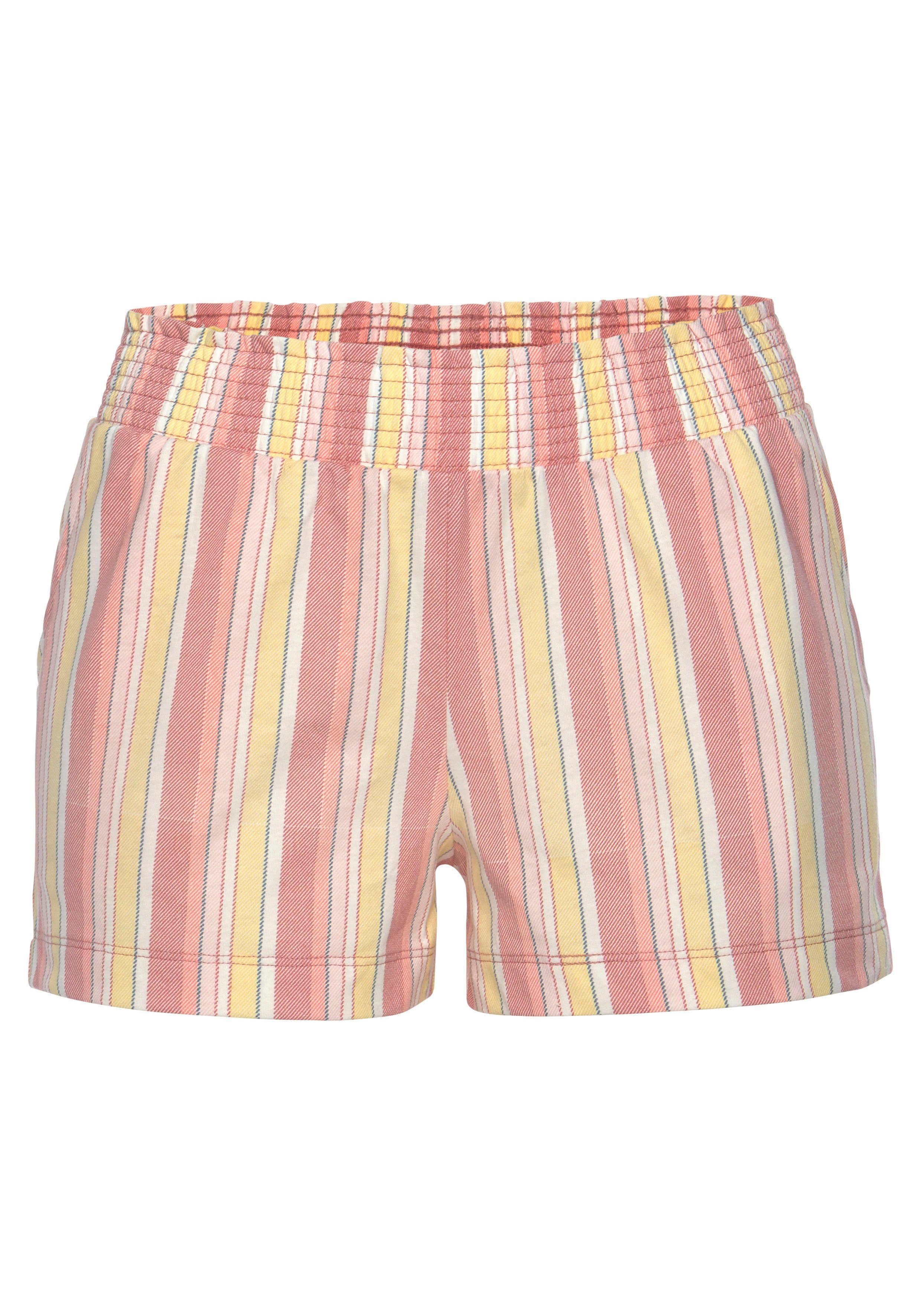 Vivance Dreams Shortama Elastische tailleband in smok-look (2-delig, 1 stuk)