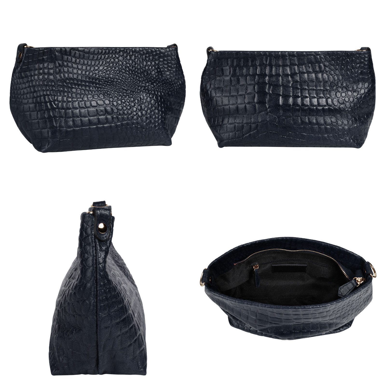 Samantha Look Schoudertas echt leer, made in italy