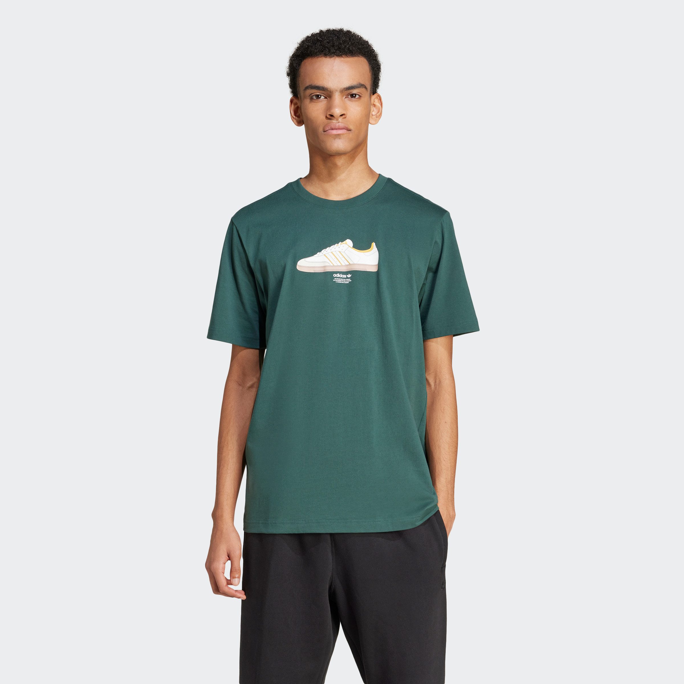 Adidas Originals Sportieve Groene T-shirt met korte mouwen Green Heren