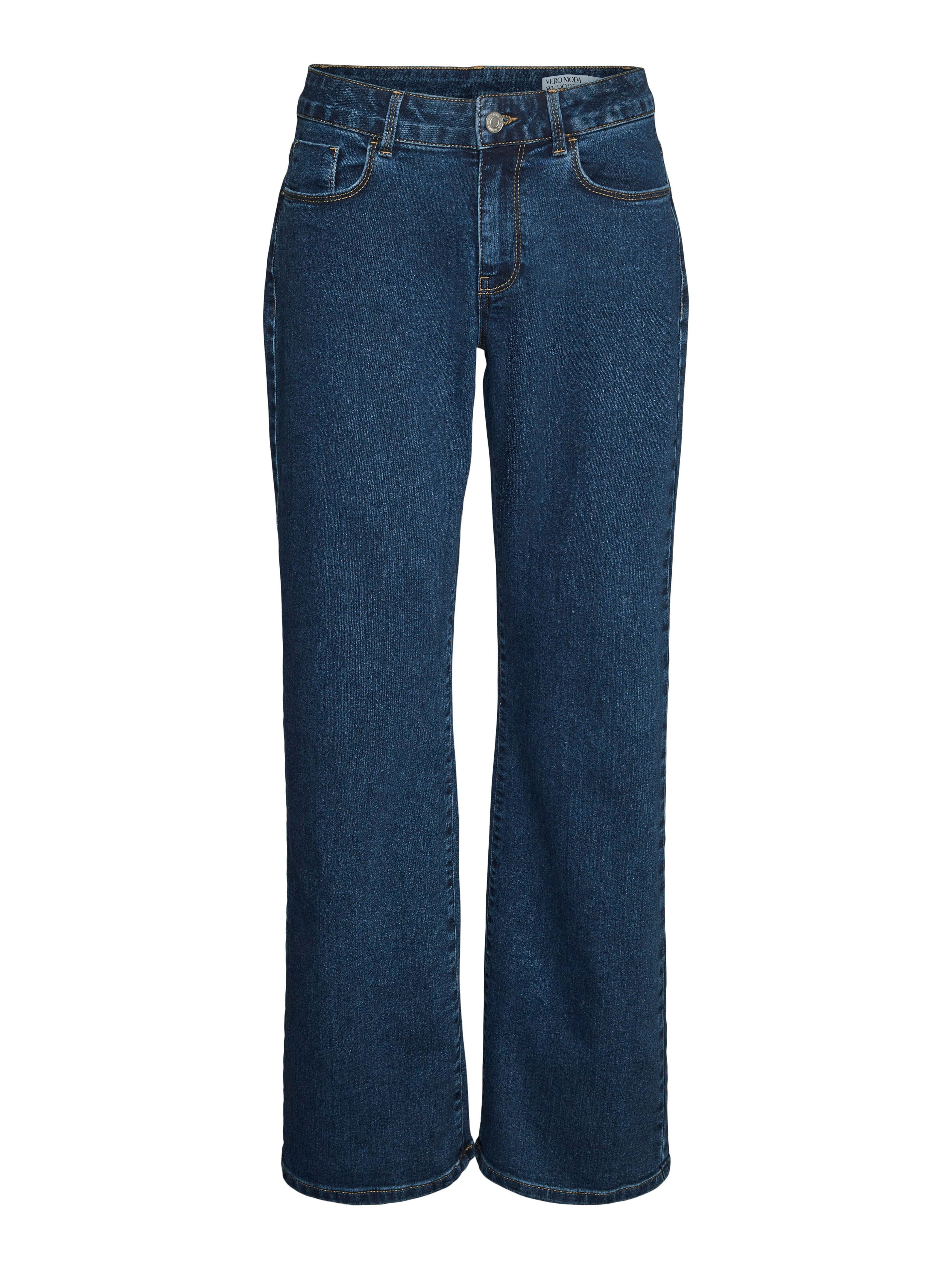 Vero Moda Wijde jeans VMELLY MR WIDE JEANS BLUE NOOS