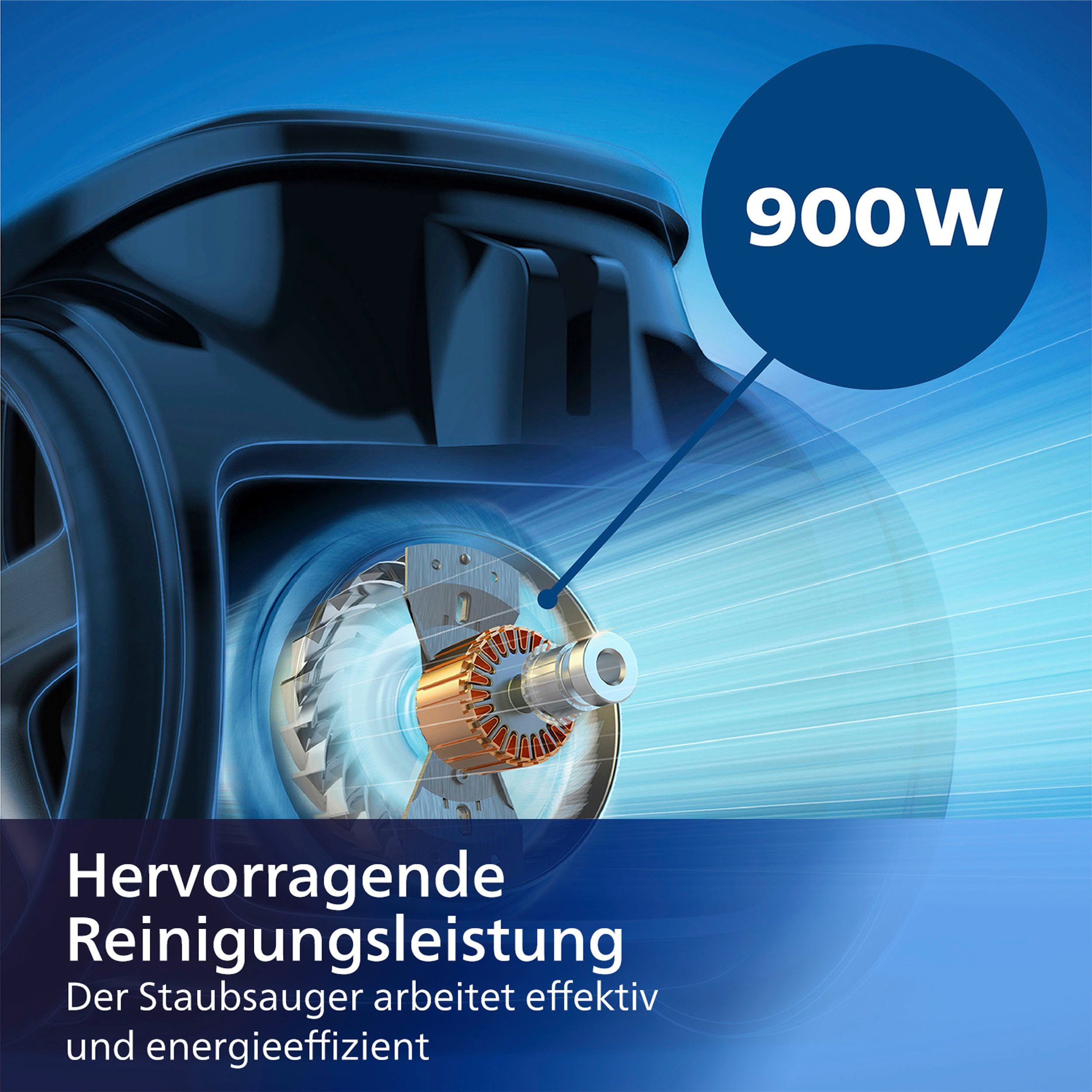 Philips Stofzuiger FC8243/09 2000 Serie Allergiefilter, met 3 liter inhoud en multifunctioneel mondstuk