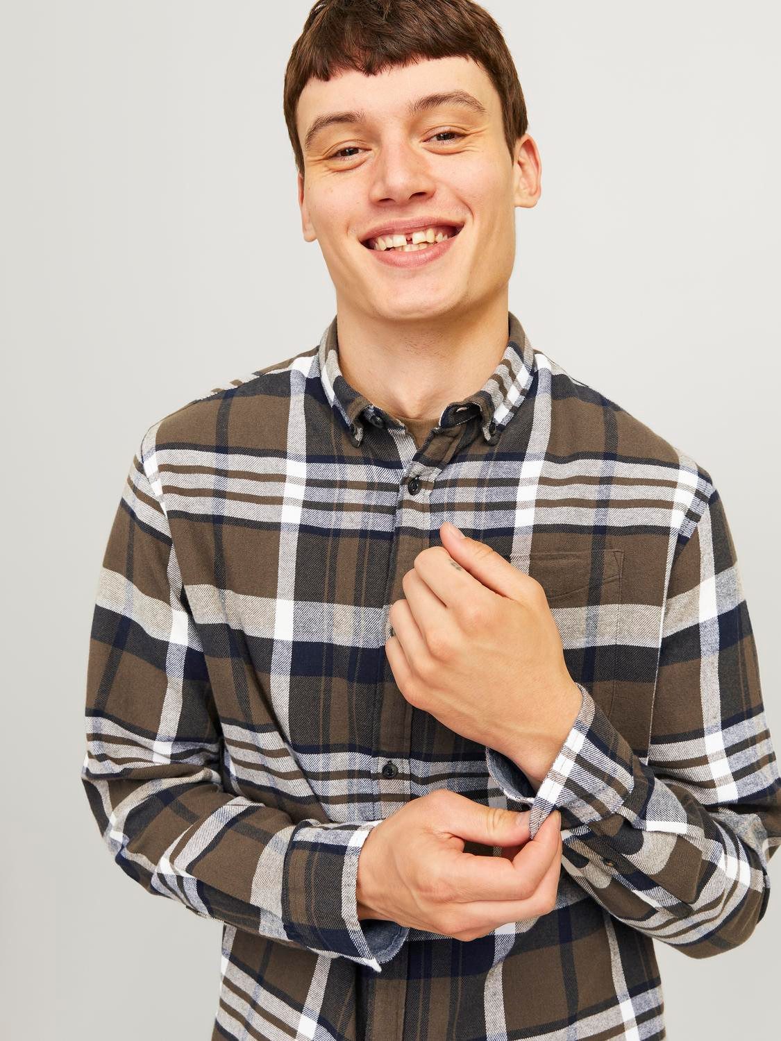 Jack & Jones Geruit overhemd JJECLASSIC AUTUMN CHECK SHIRT LS SN