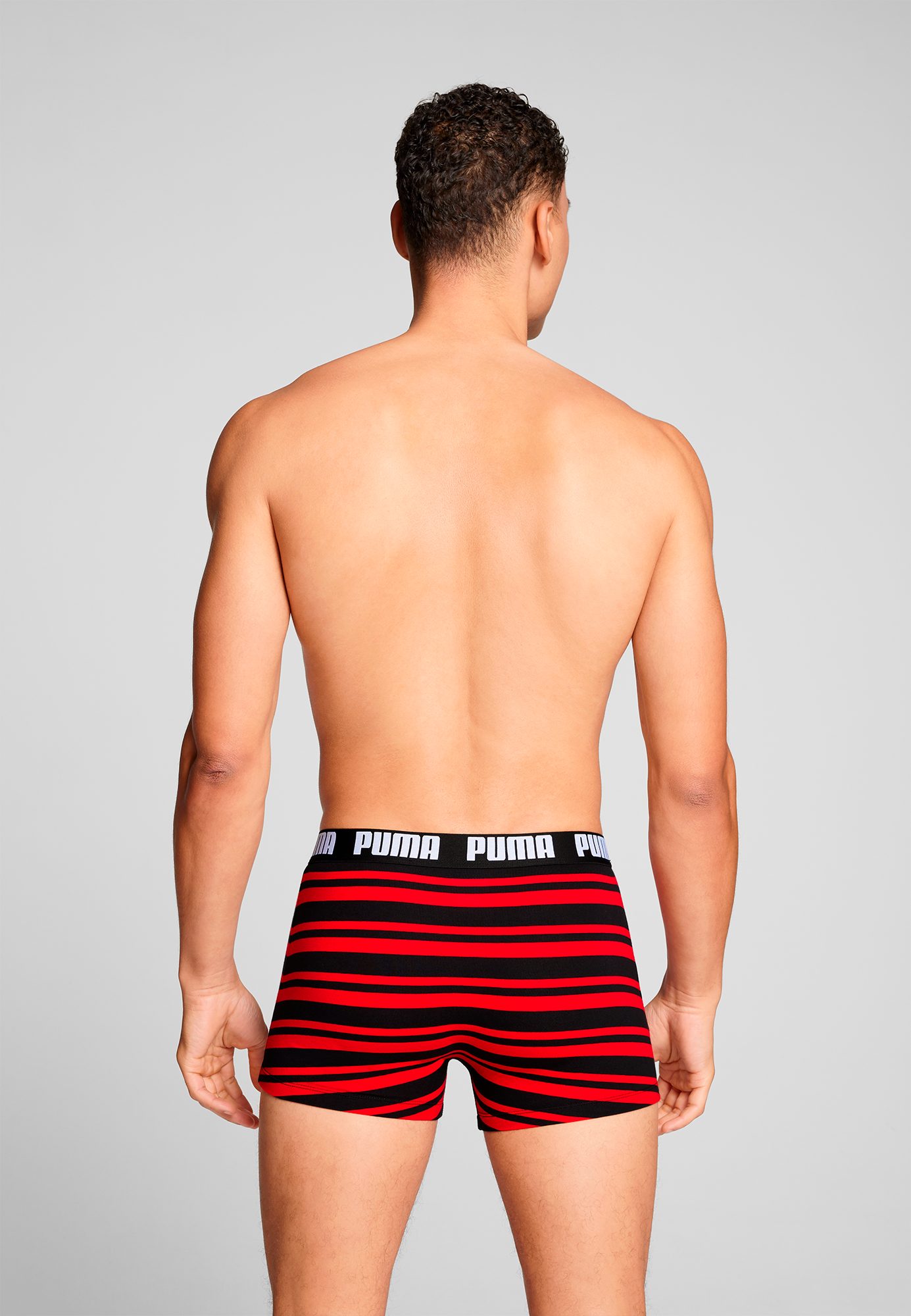 PUMA Boxershort PUMA MEN EVERYDAY STRIPED BOXERS 2P (2 stuks, Set van 2)