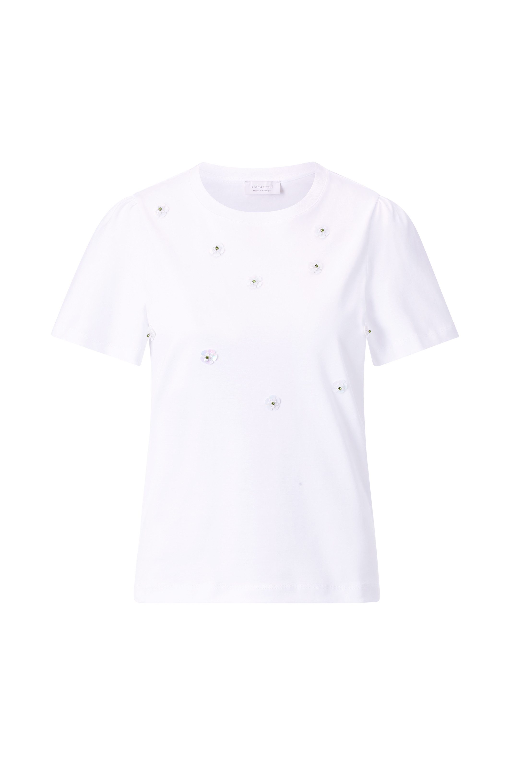 Rich & Royal Shirt met korte mouwen Met een ronde hals