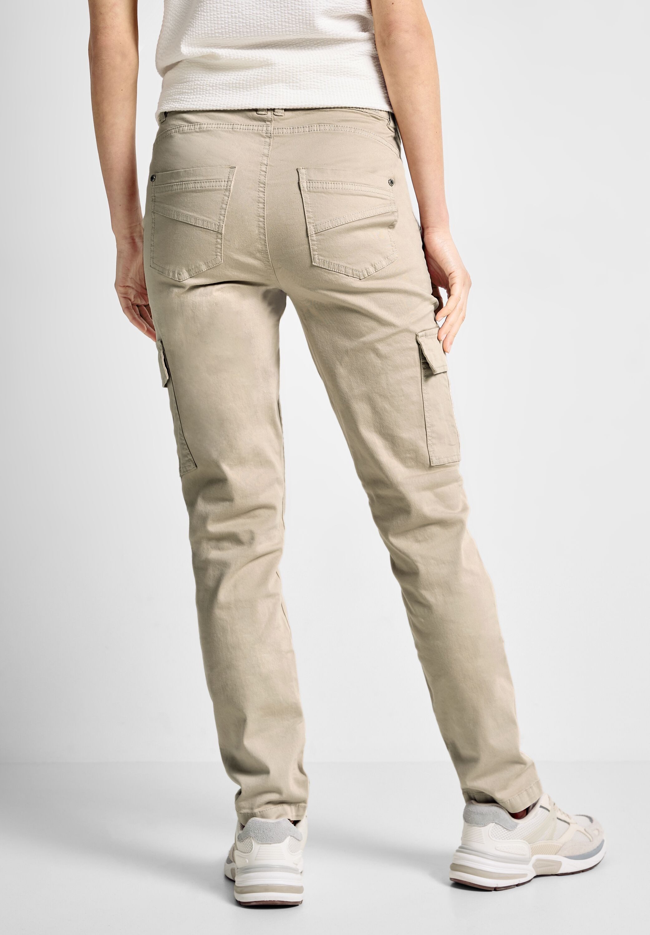 Cecil Cargobroek Stijl Toronto in slim fit en met elastaan