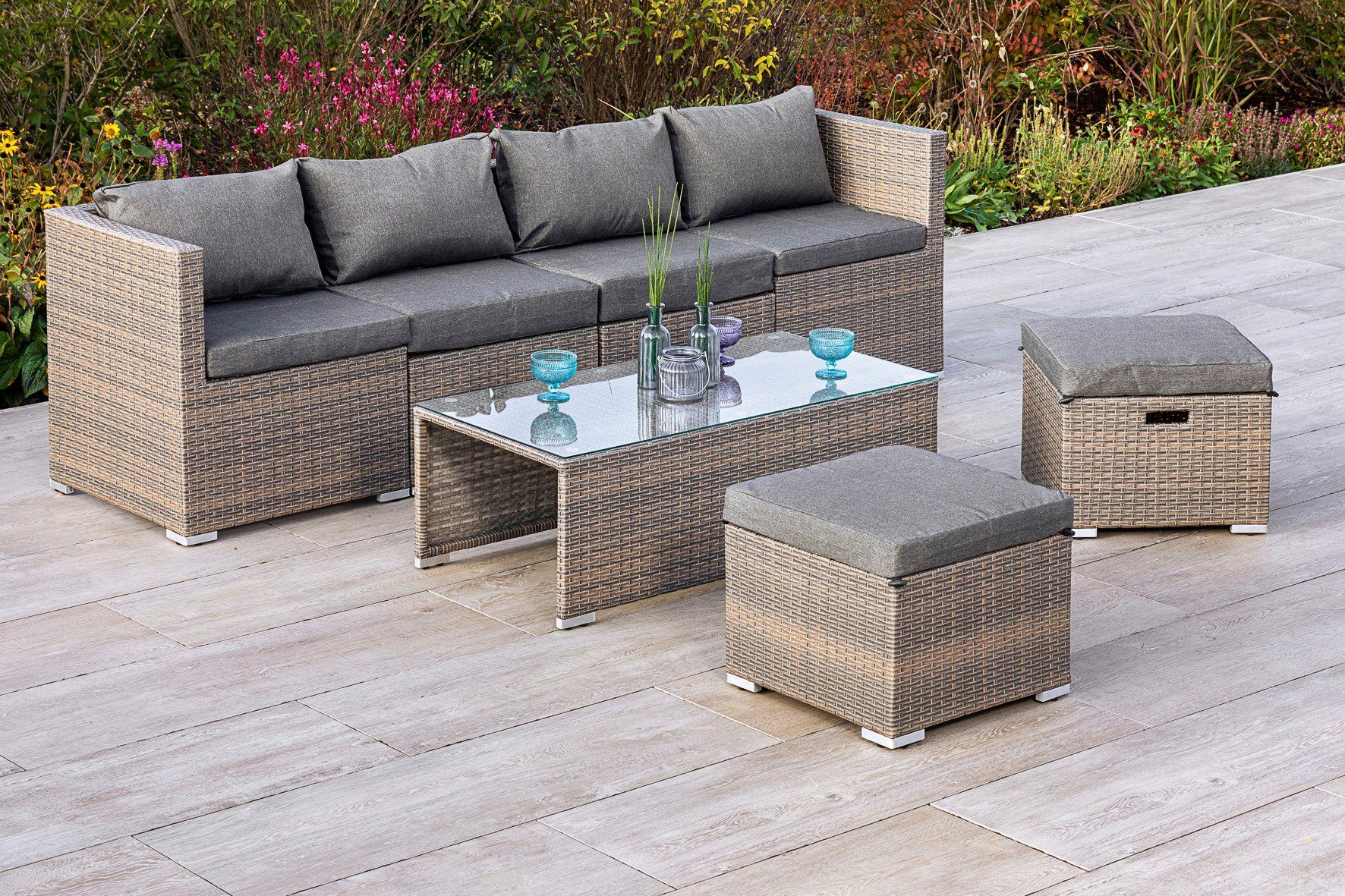 MERXX Tuinset Agira Multifunctionele lounge (6-delig)