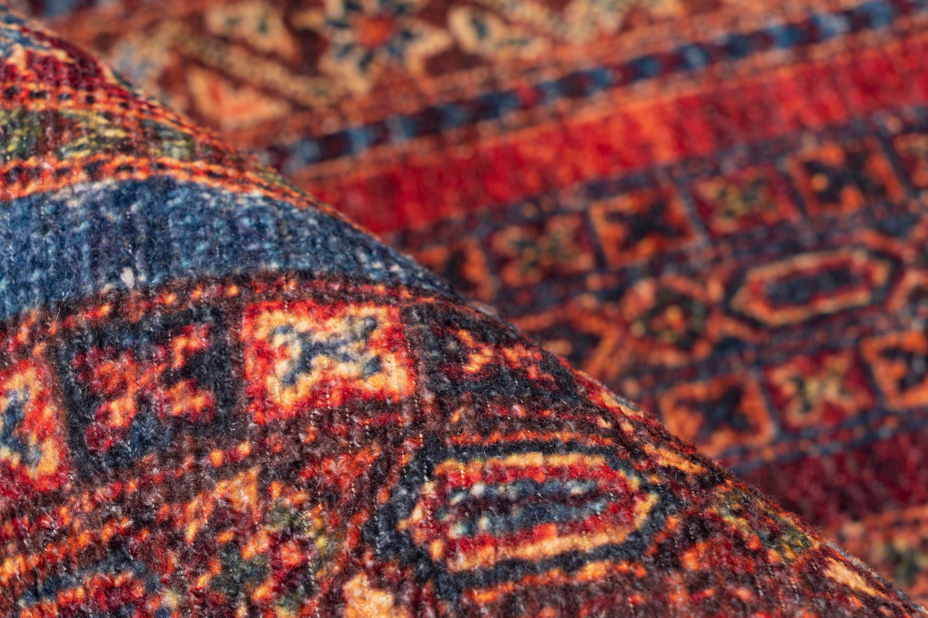 me gusta Vloerkleed Faye 425 Platte stof, bedrukt motief, woonkamer