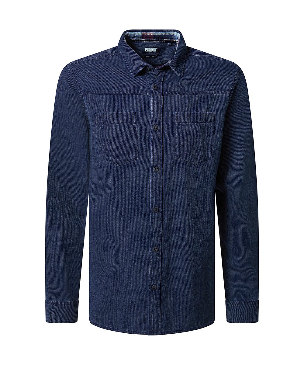 Pioneer Authentic Jeans Overhemd met lange mouwen met borstzakken