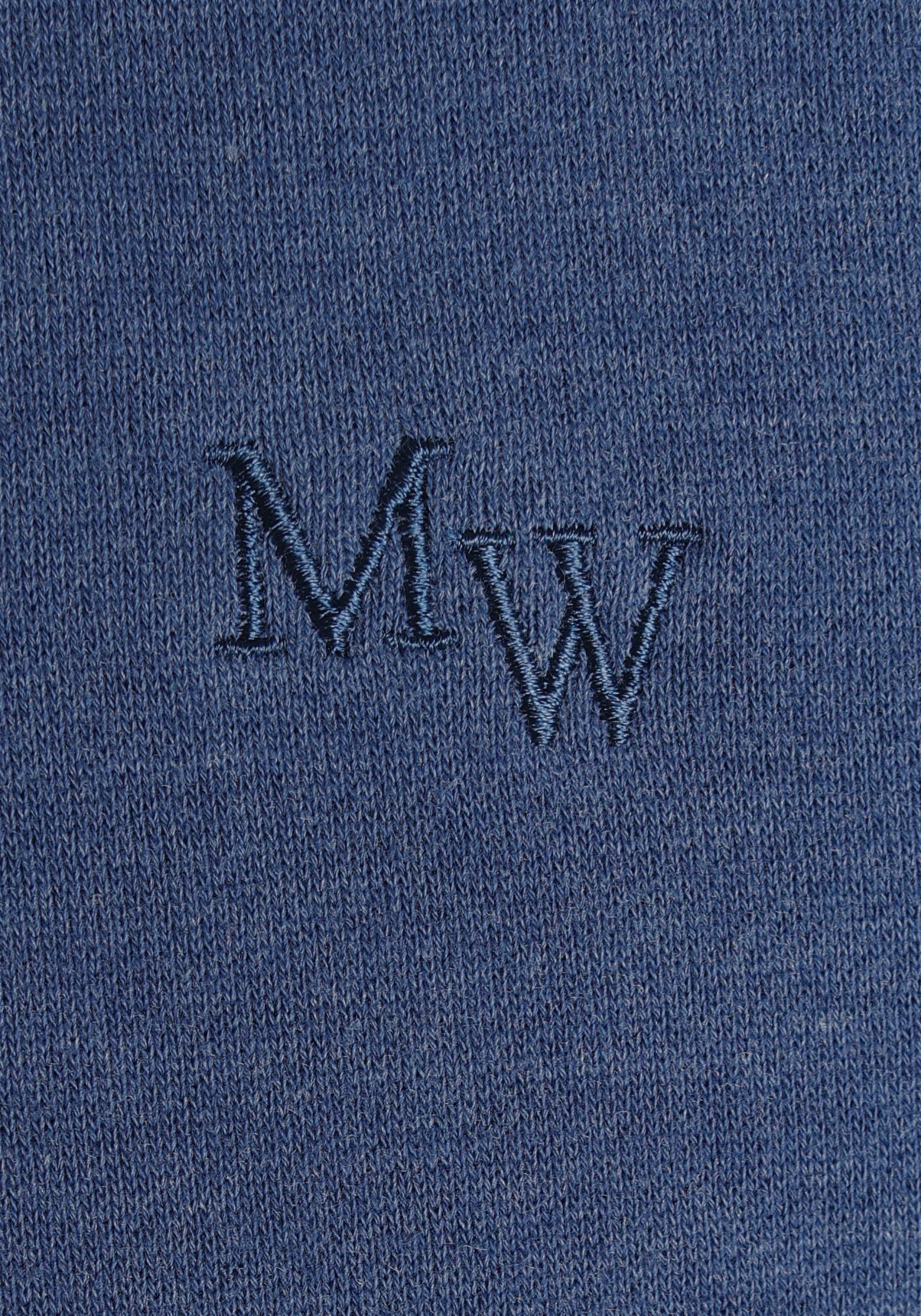 Man's World Hoodie lange mouwen losse pasvorm effen met capuchon