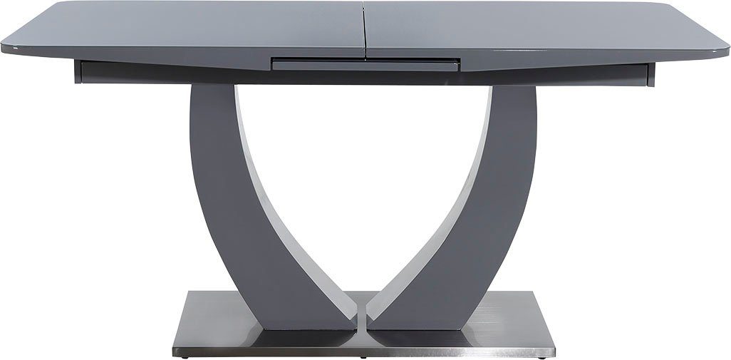Jockenhöfer Gruppe Eettafel Ulm Hoogglans, met gesynchroniseerde lades, breedte 160-200 cm