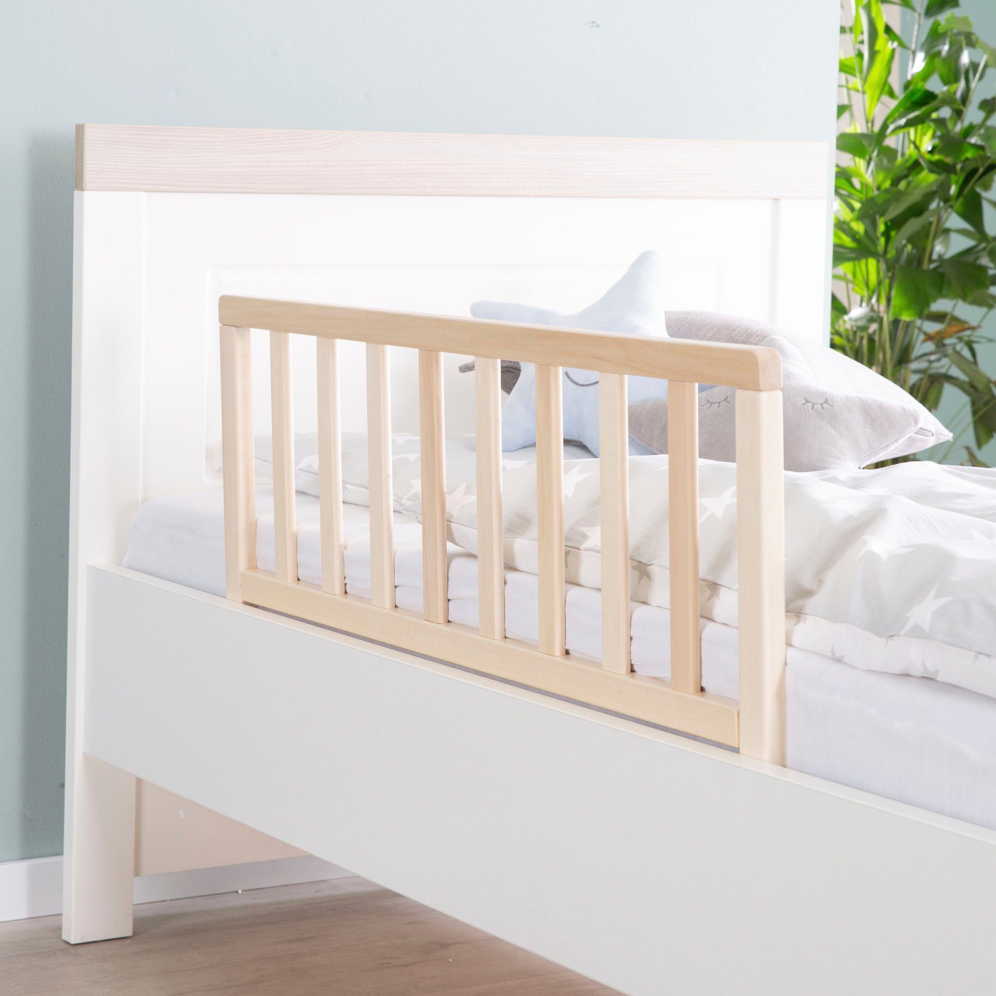 Roba® Bedhekje Bedbeschermingshekje 90 cm, natuurlijk