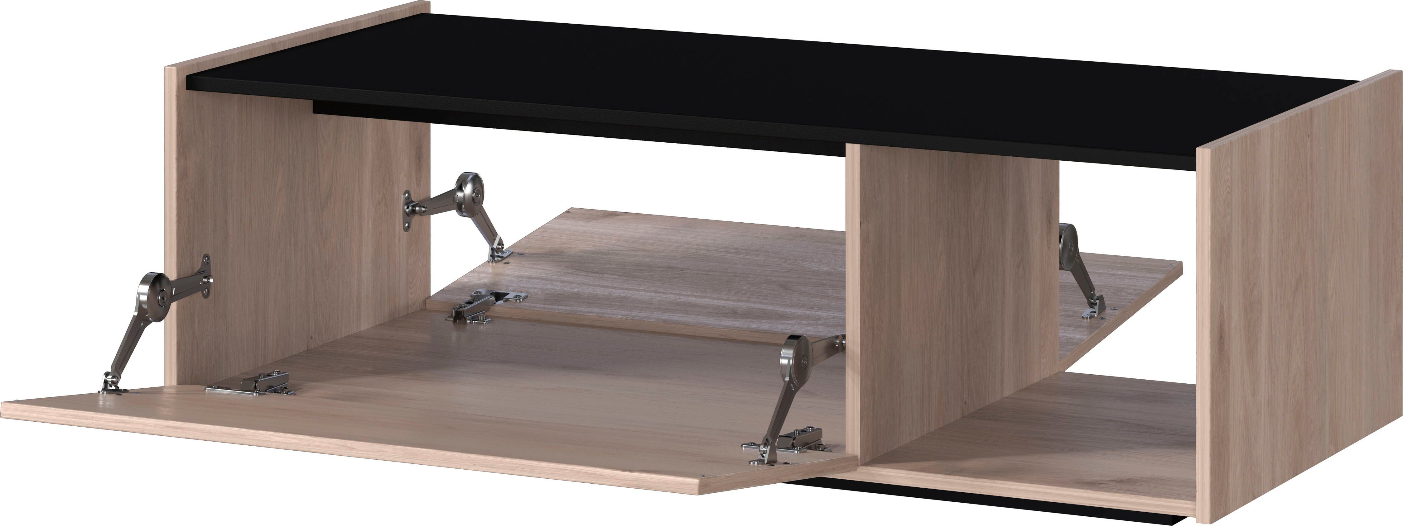 GERMANIA Salontafel Cantoria met een open en een gesloten vak, greeploos design