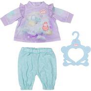 baby annabell poppenkleding sweet dreams schlafanzug, 43 cm met kleerhanger multicolor