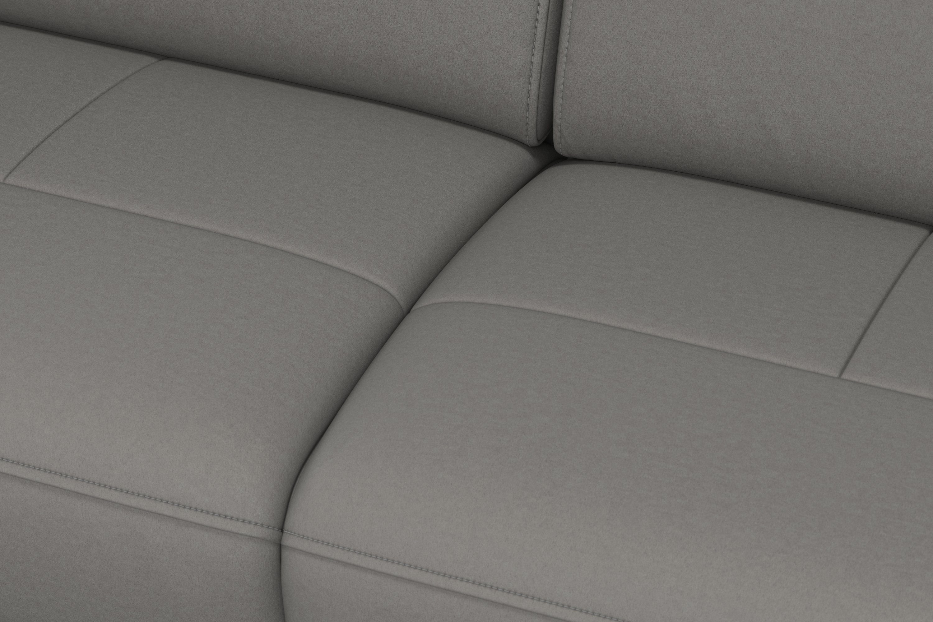 sit&more Hoekbank Freetown L-vorm met verstelbare hoofdsteun en comfortabele binnenvering