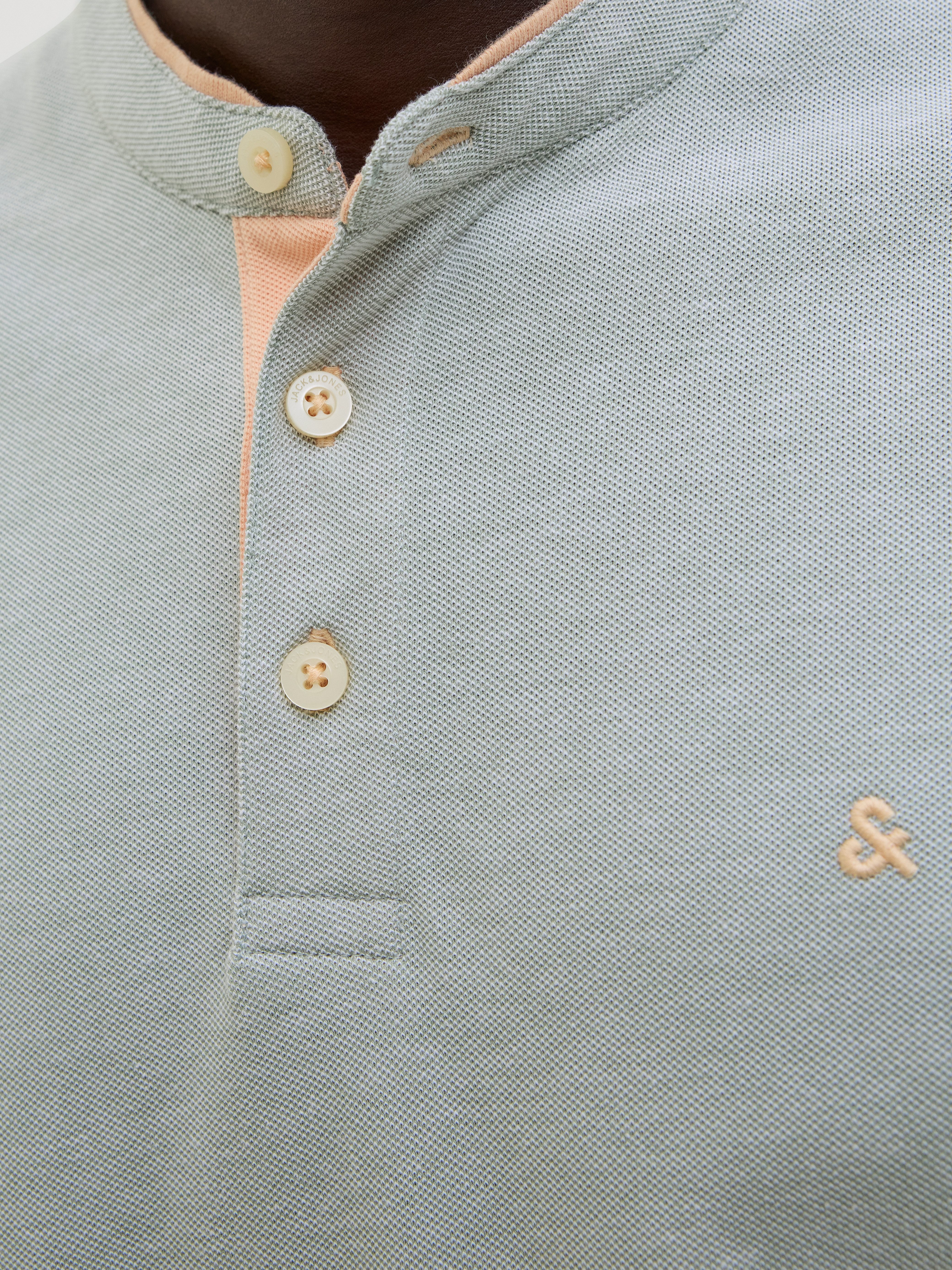 Jack & Jones Poloshirt JJEPAULOS MAO POLO met geborduurd logo
