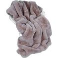 star home textil deken donna 2 met zacht streepdessin grijs