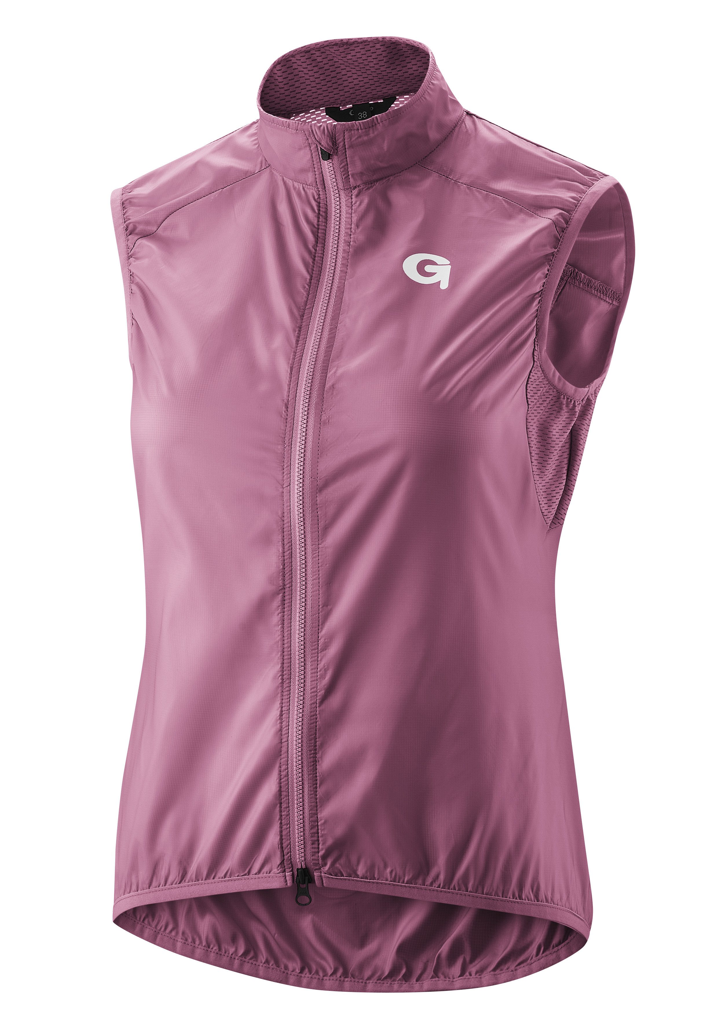 Gonso Functionele bodywarmer Road Vest Wind W Dames vest, ademend fietsvest, lichte windvest, tight fit