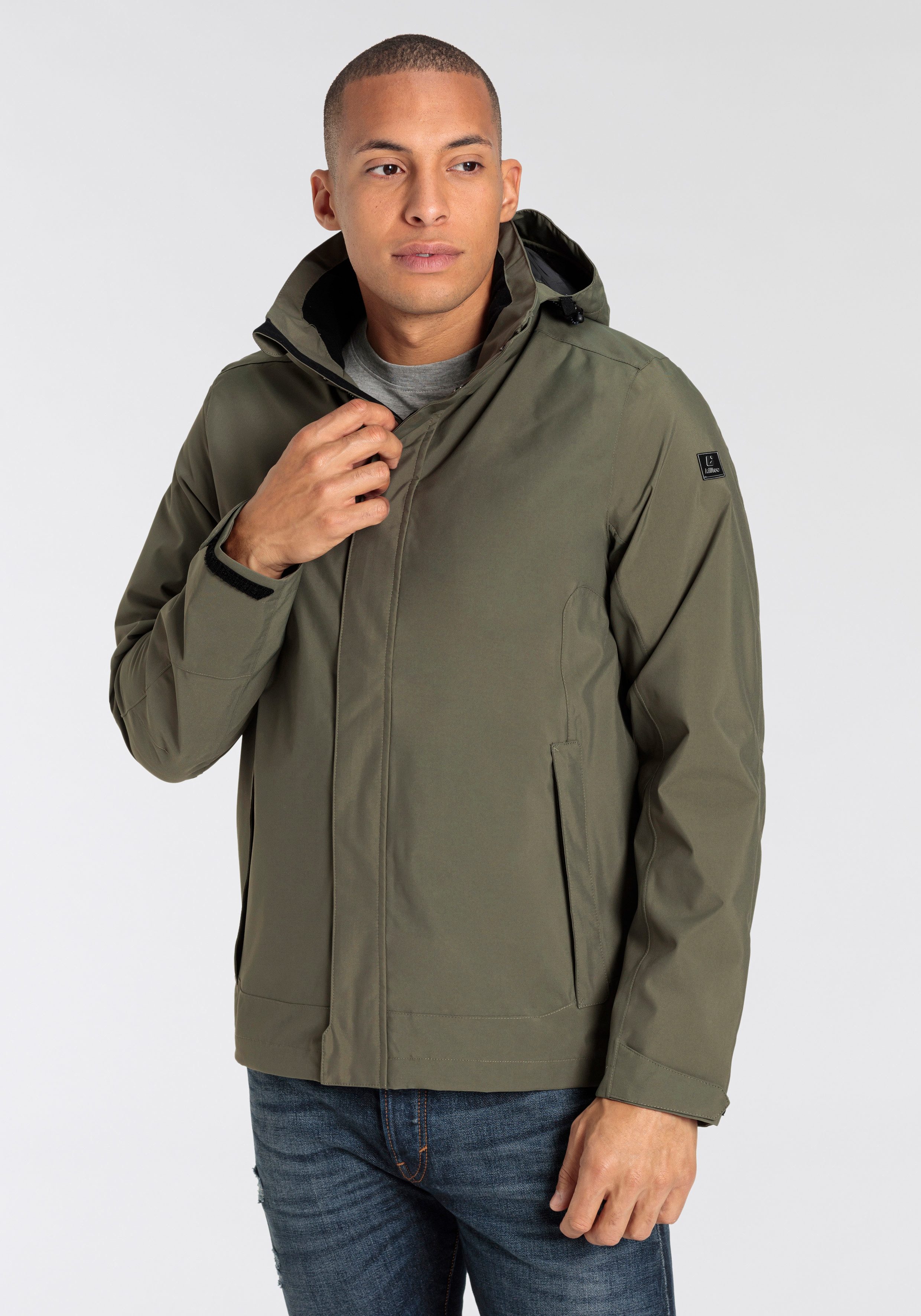 Killtec Outdoorjack heren outdoorjassen maat S groen