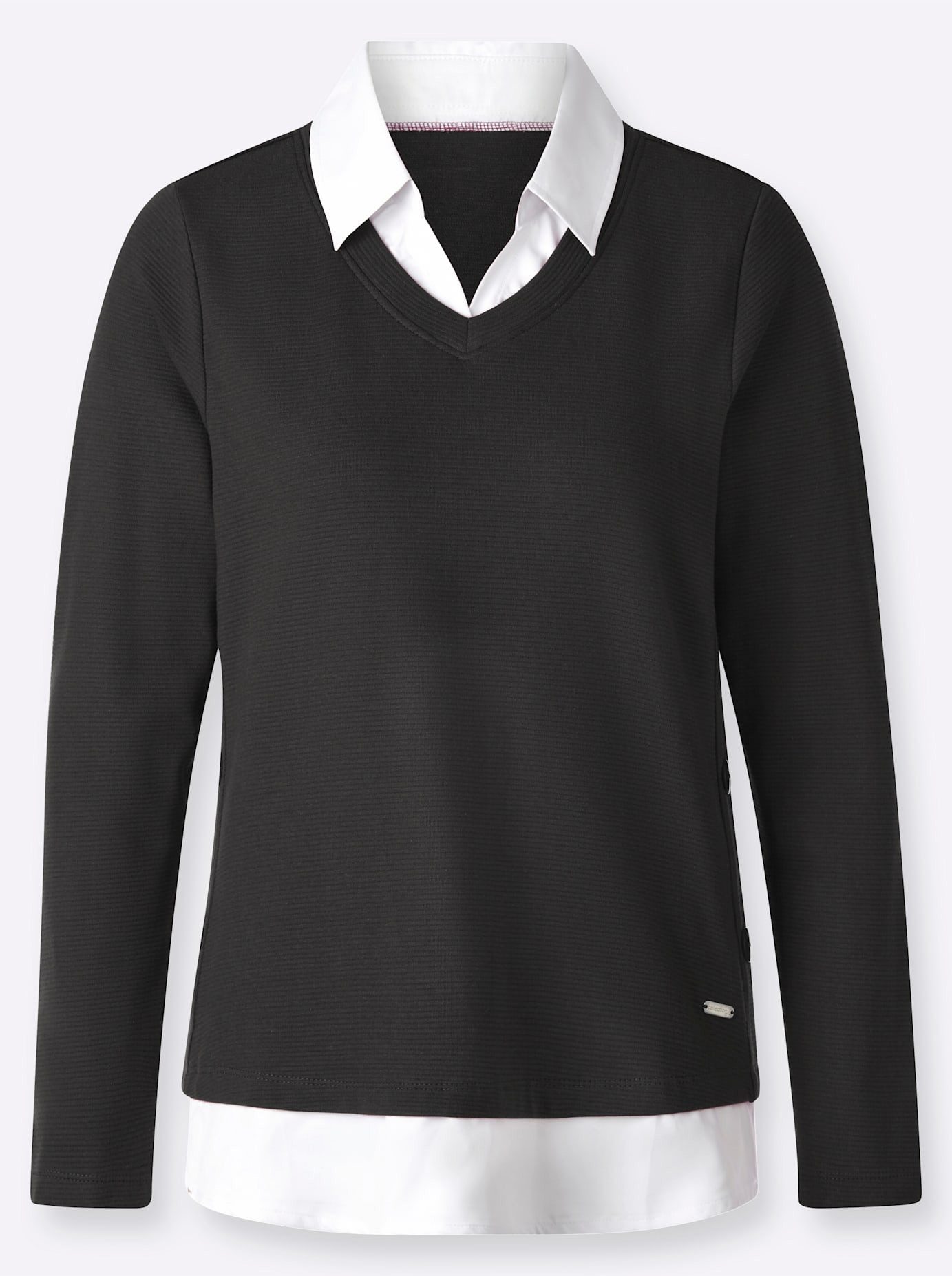 Casual Looks 2-in-1-shirt Shirt (1-delig)