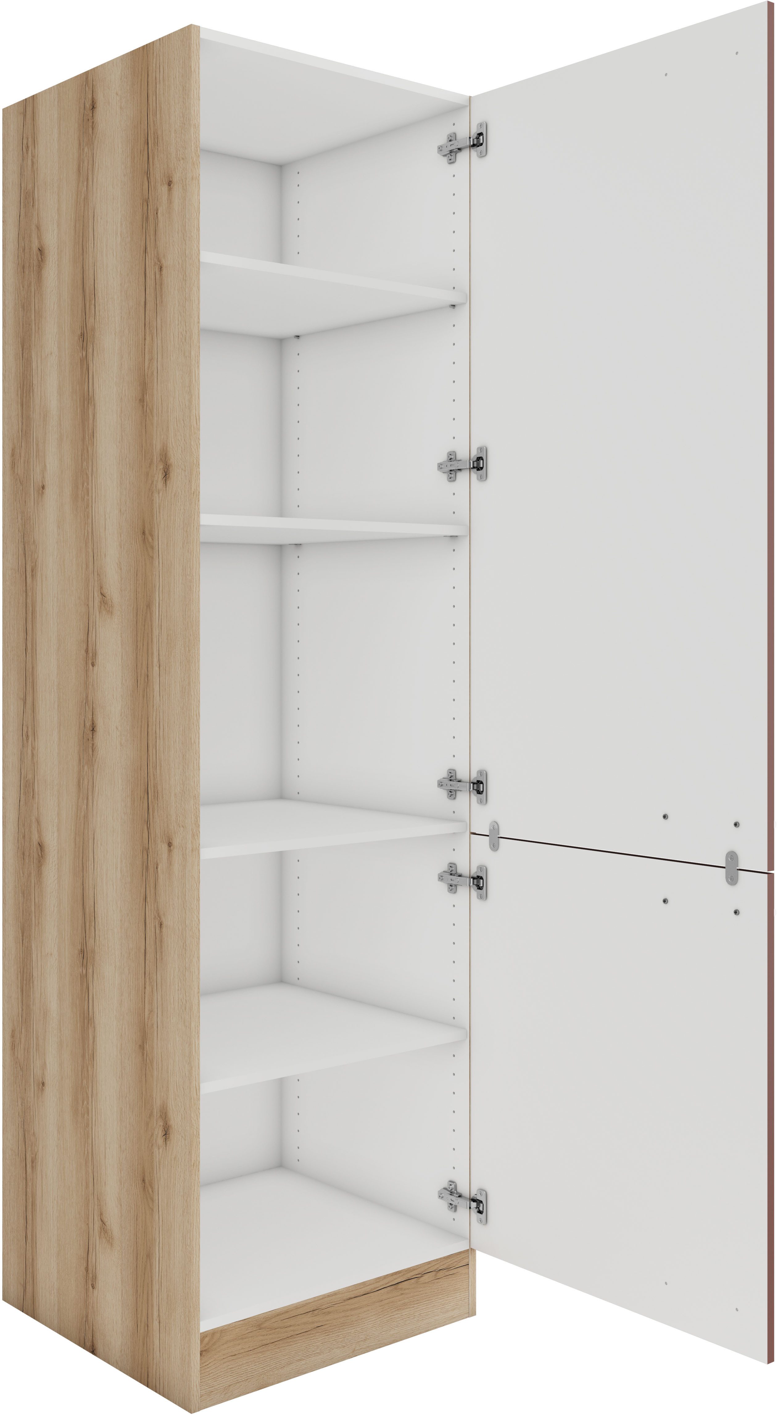 OPTIFIT Hoge kast Bella Breedte 60 cm, hoogte 206,8 cm, 5 vakken