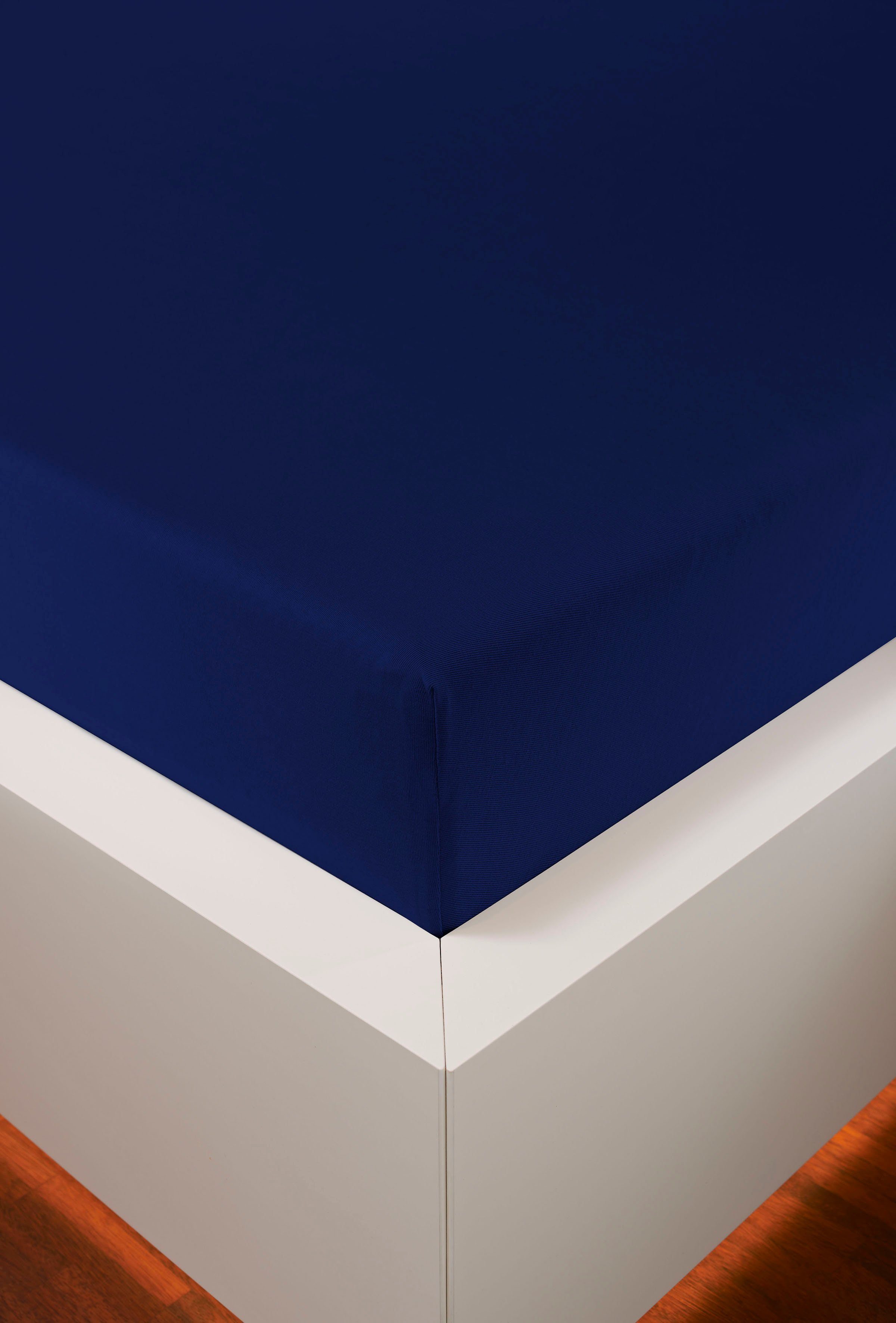 bellana Hoeslaken Mako-jersey exclusief in mt. 90x200, 140x200 of 180x200 cm van katoen, voor matrassen tot 25 cm hoogte, laken, hoeslaken (1 stuk)