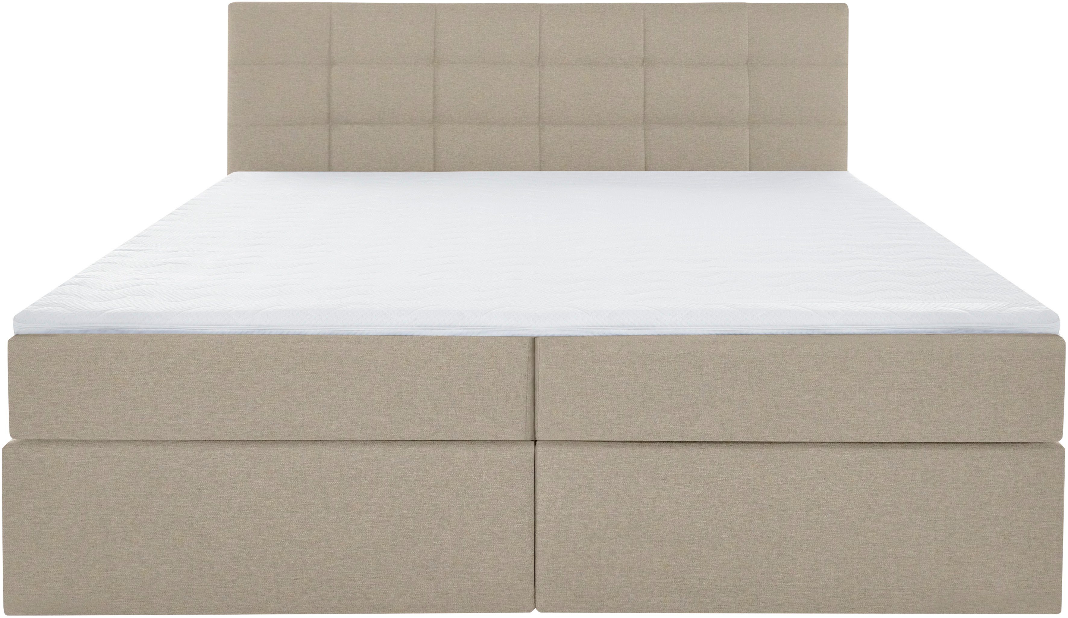 INOSIGN Boxspring OVALO optioneel met bedbox, verkrijgbaar in h2, h3 & h4