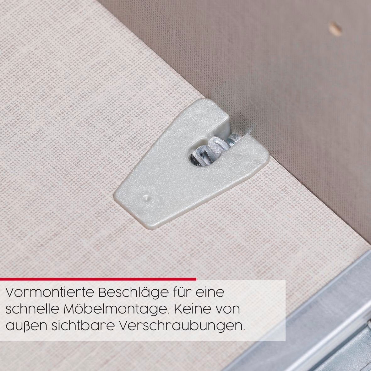 rauch Schuifdeurkast Kledingkast Kast Garderobe Slaapkamerkast EVELYN in elegante stijl, in 5 breedtes, handgrepen in corpuskleur made in germany