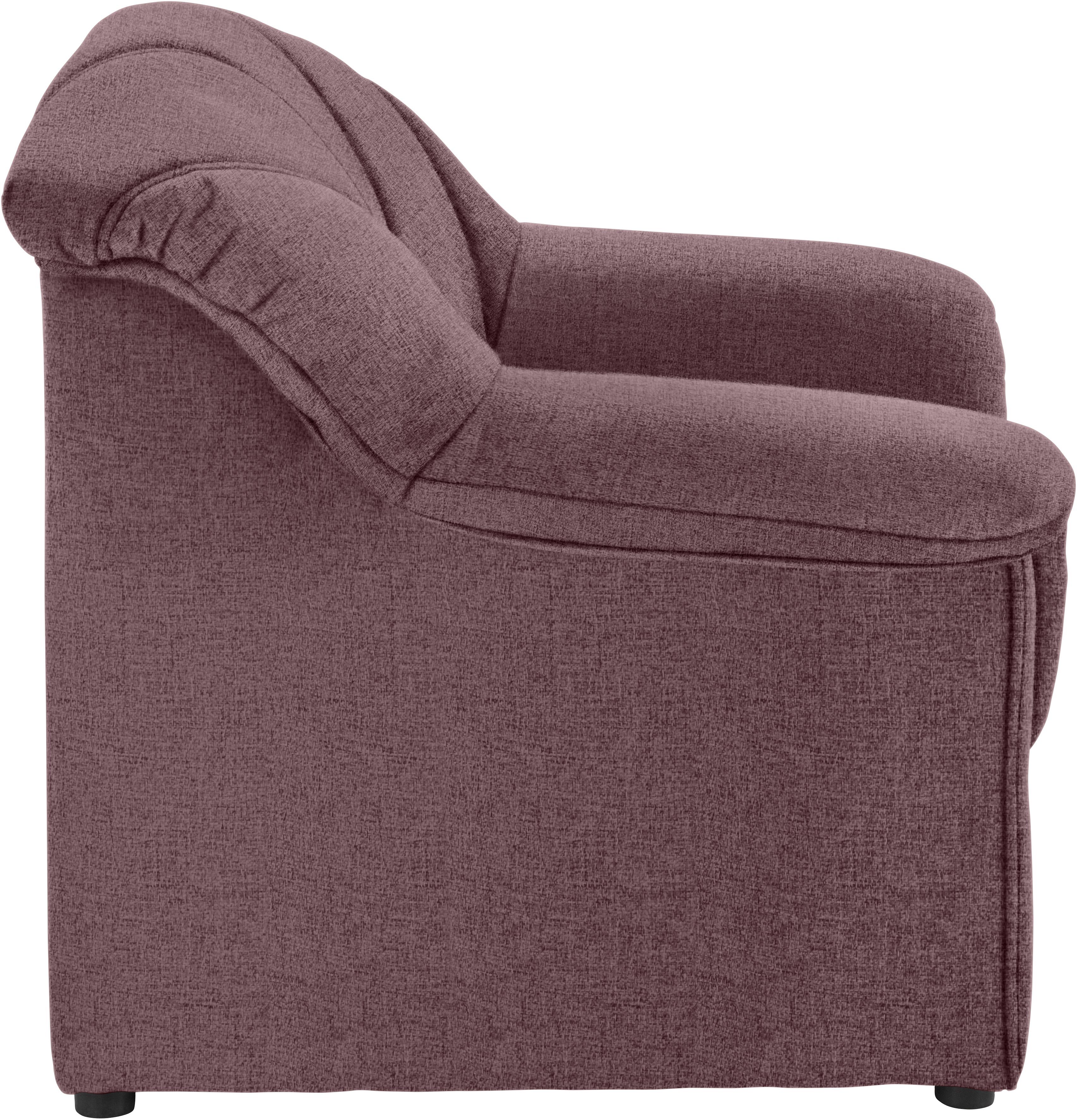 DOMO collection Fauteuil Papenburg zeitlose Rückensteppung, elegante Armlehne in vele kleuren (set)