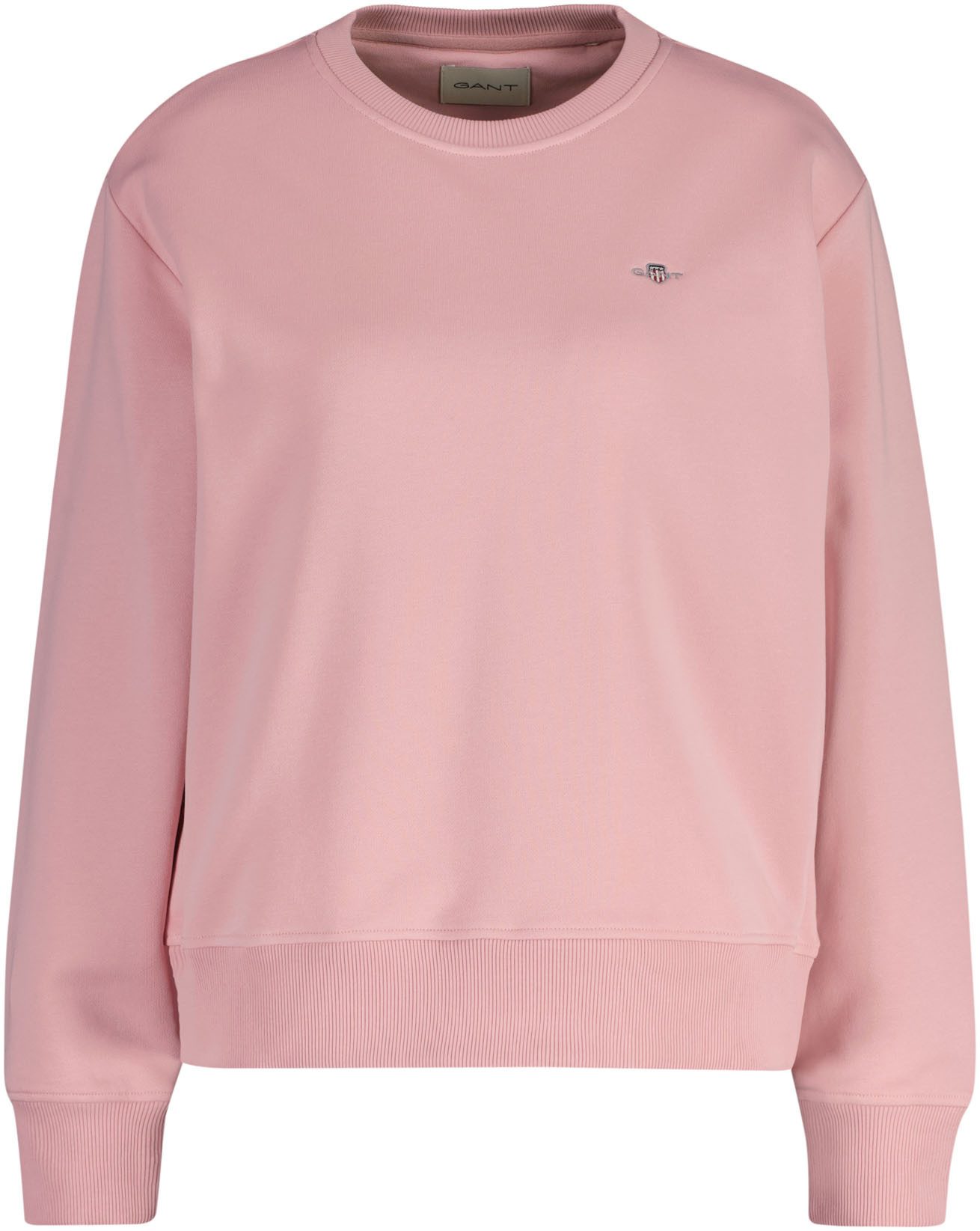 Gant Sweatshirt SHIELD C-NECK SWEAT Grafische -borduursel op de borst