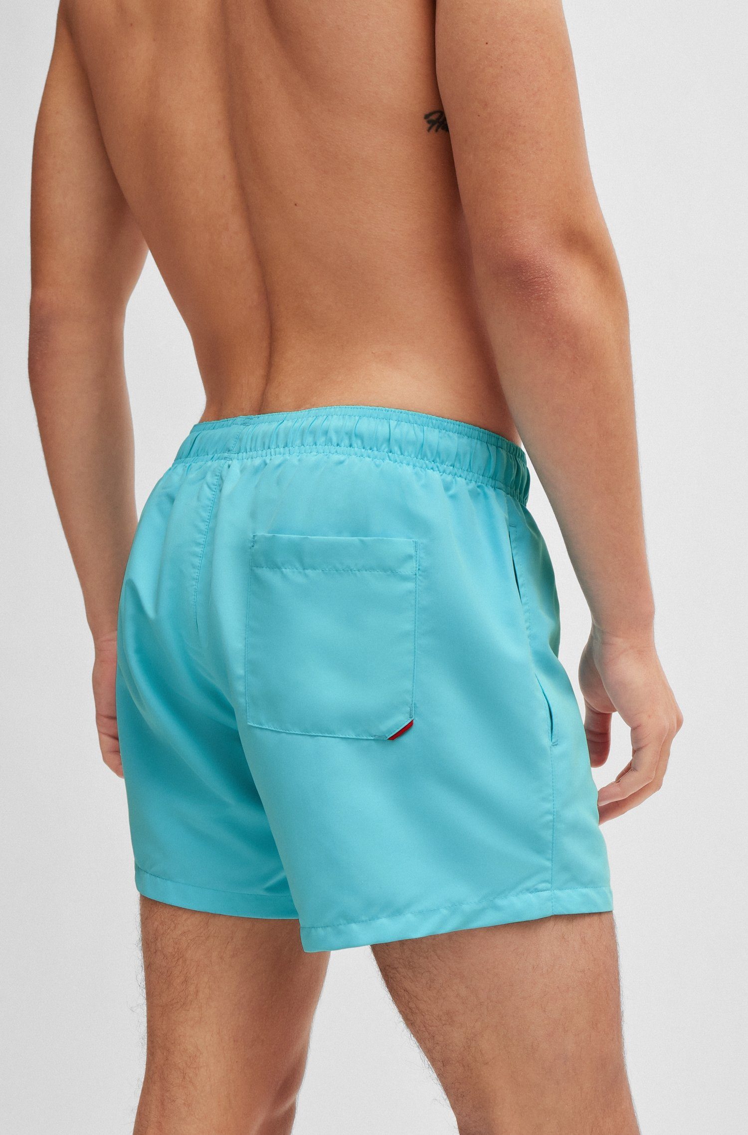 HUGO underwear Zwemshort ABAS met hugo logo-print
