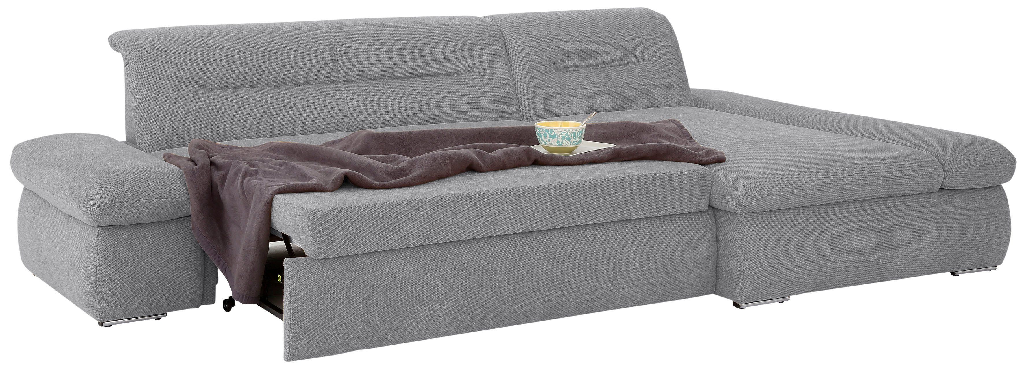 INOSIGN Hoekbank Avesa L-vorm Naar keuze met armleuningverstelling en slaapfunctie, bxdxh: 300x172x80cm