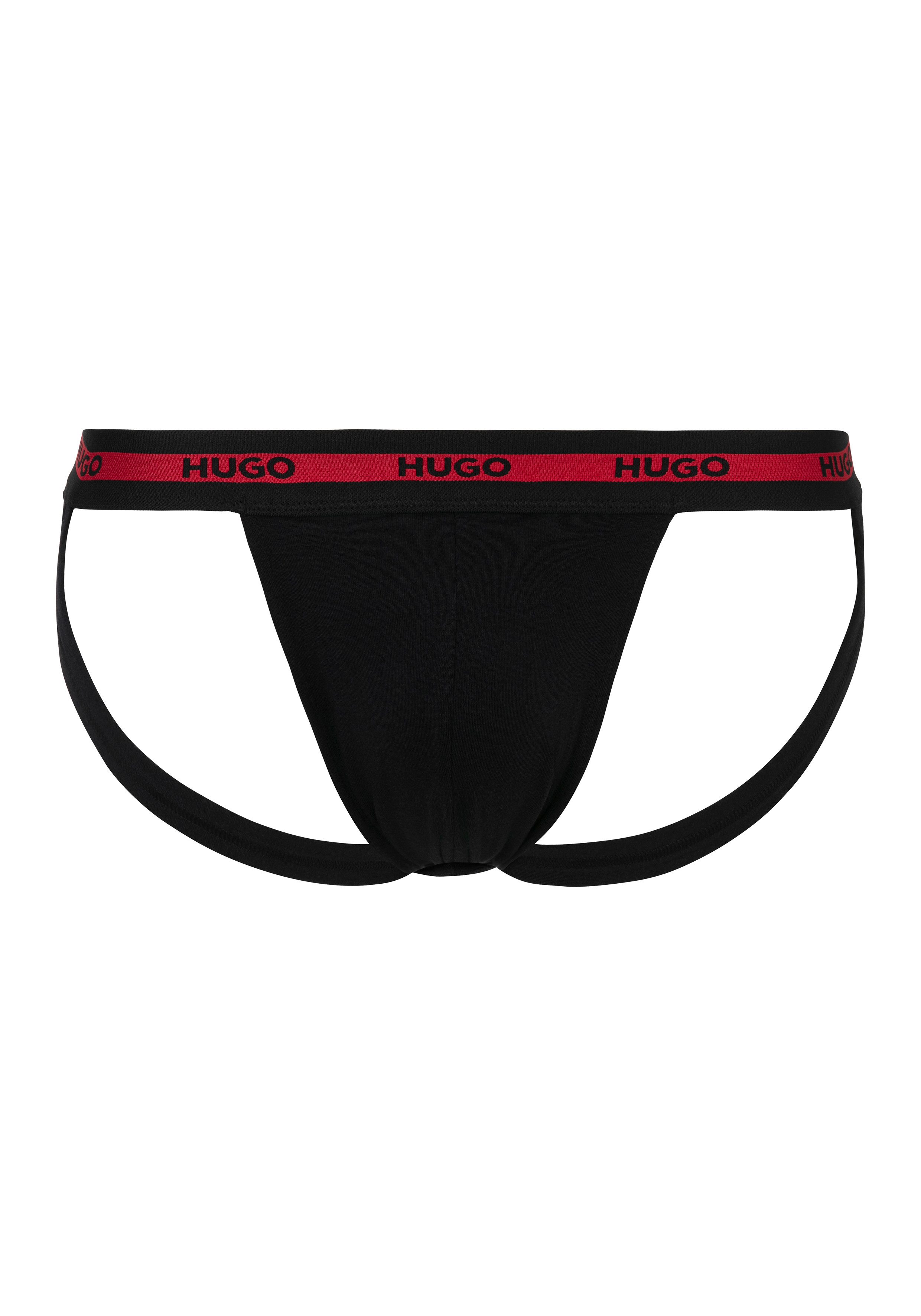 HUGO underwear String JOCKSTR TRIPL PLANET met hugo logo-patroon (set 3 stuks)