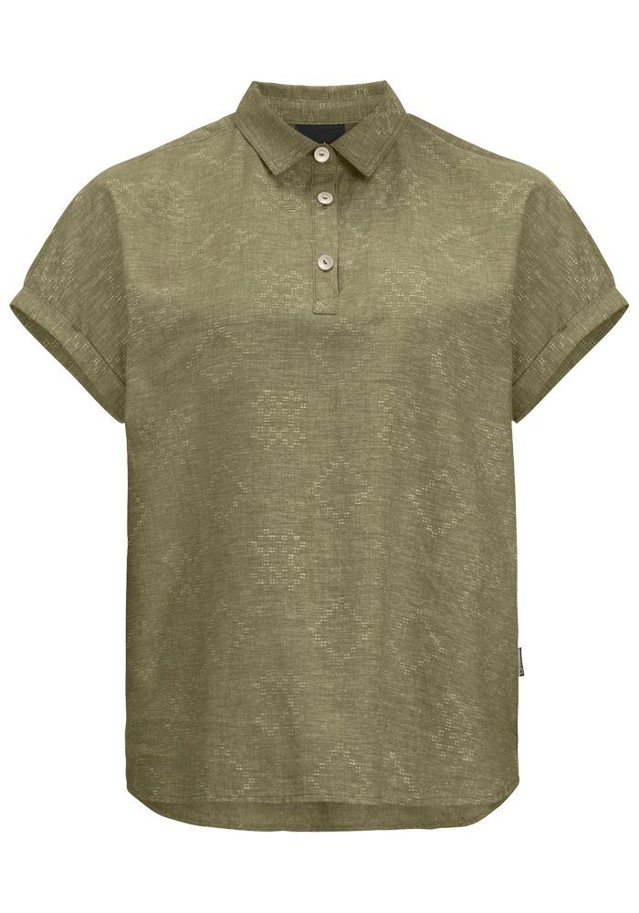 Jack Wolfskin Blouse met korte mouwen KARANA SHIRT W