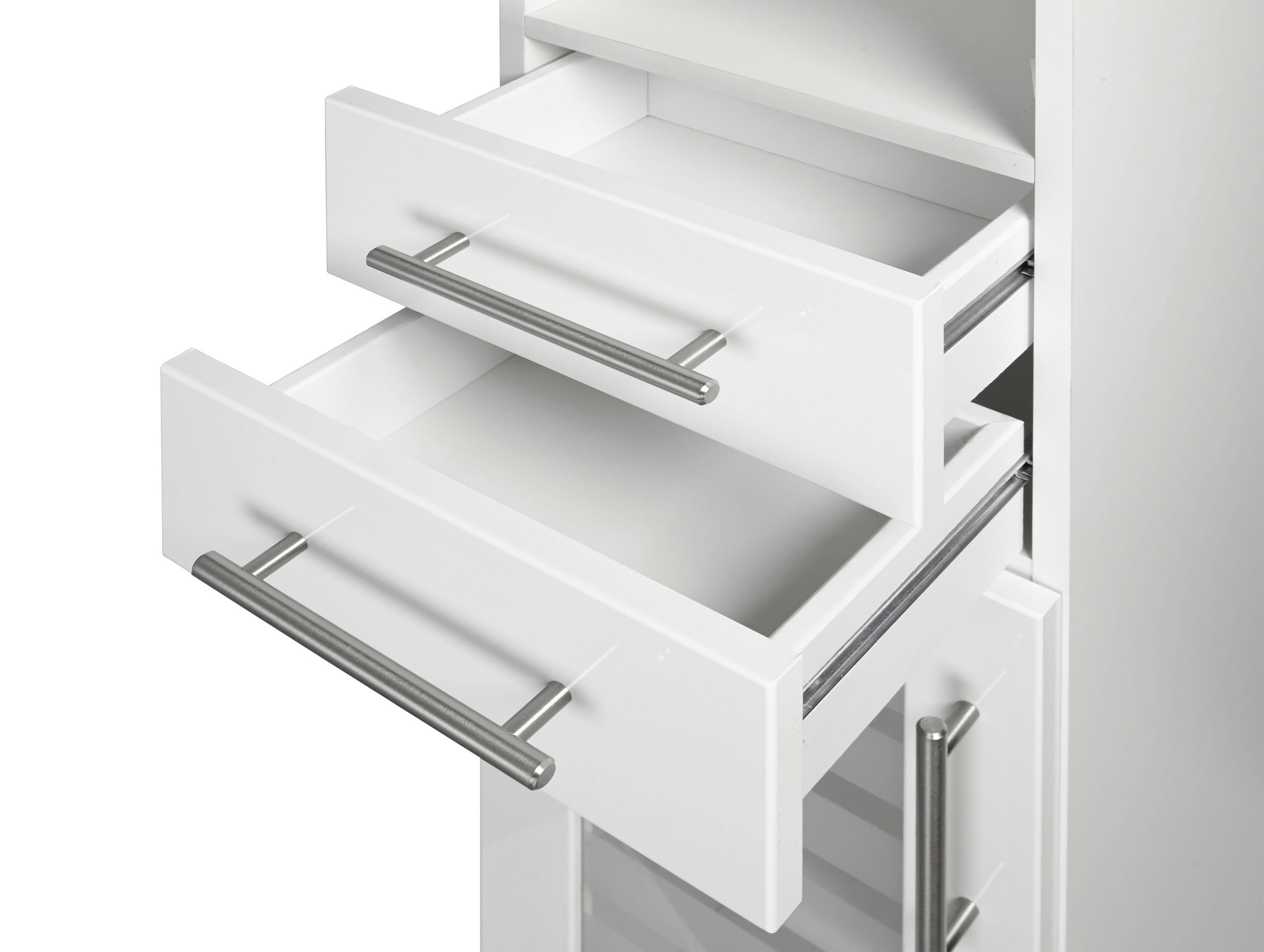 welltime Halfhoge kast Jaca Breedte 30 cm, met MDF-hoogglansfronten