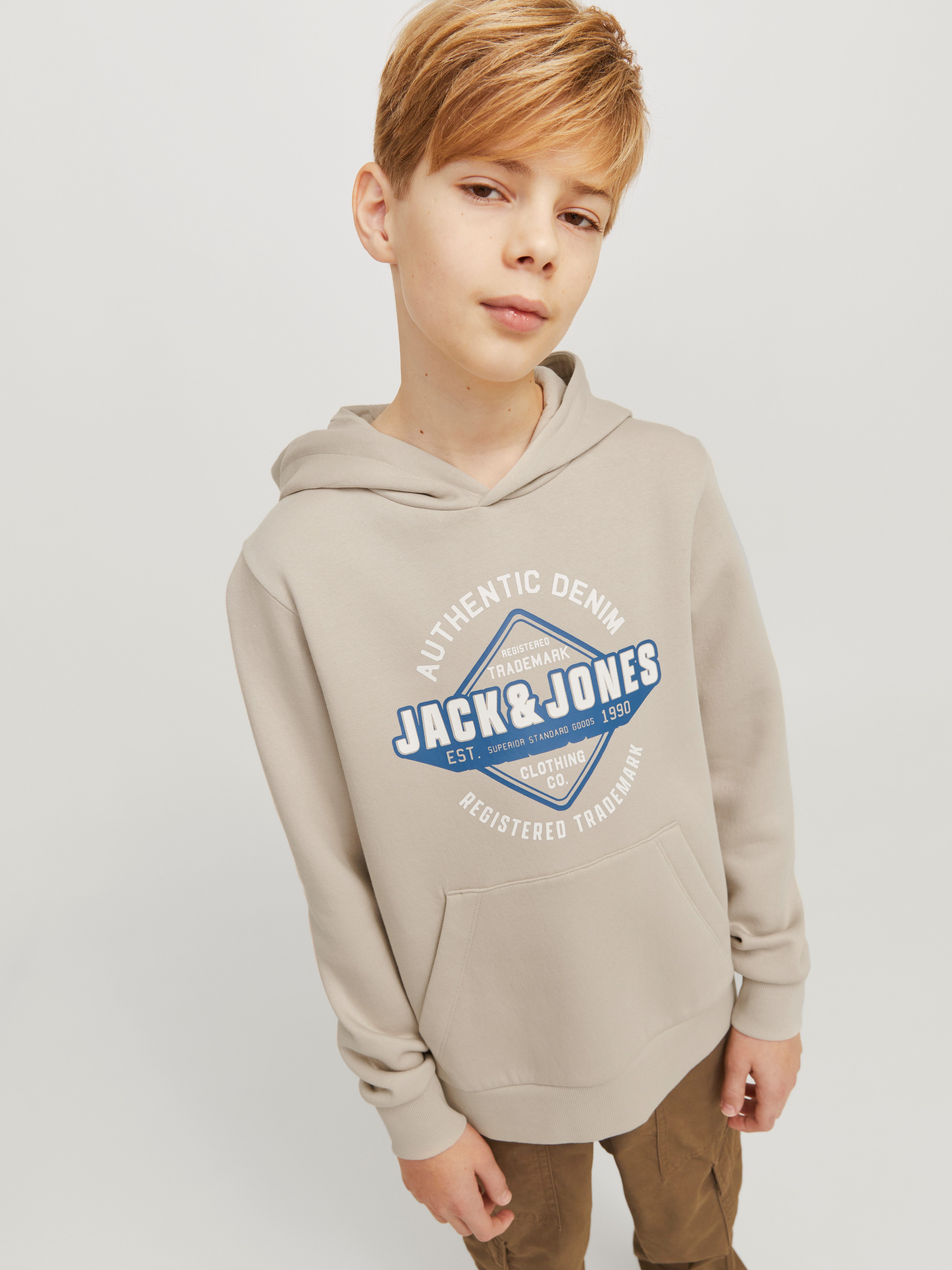 Jack & Jones Junior Hoodie JJELOGO SWEAT HOOD 2 COL 24 25 NOOS JNR