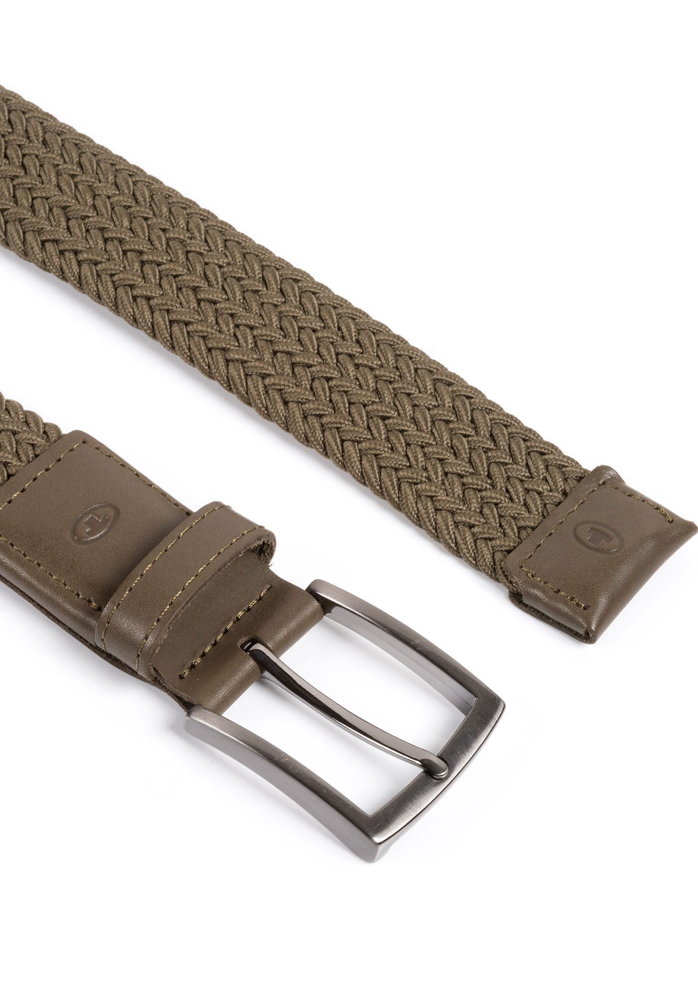Tom Tailor Gevlochten riem TTJamie 3,5 cm brede vlechtgürtel, casual look, tot maat 120