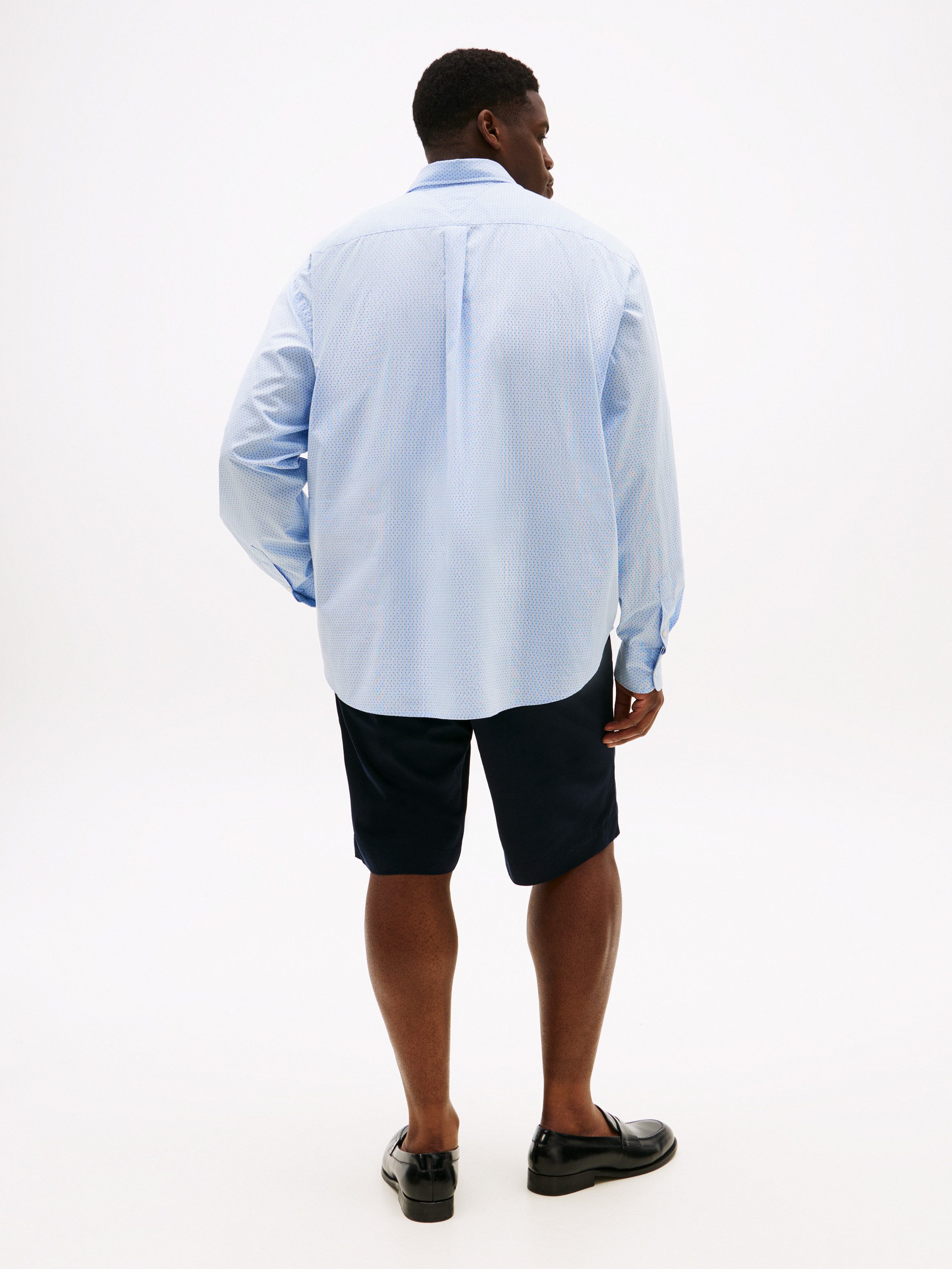 Tommy Hilfiger Overhemd met lange mouwen BT-FLEX POPLIN MINI PNT RF SRT-B