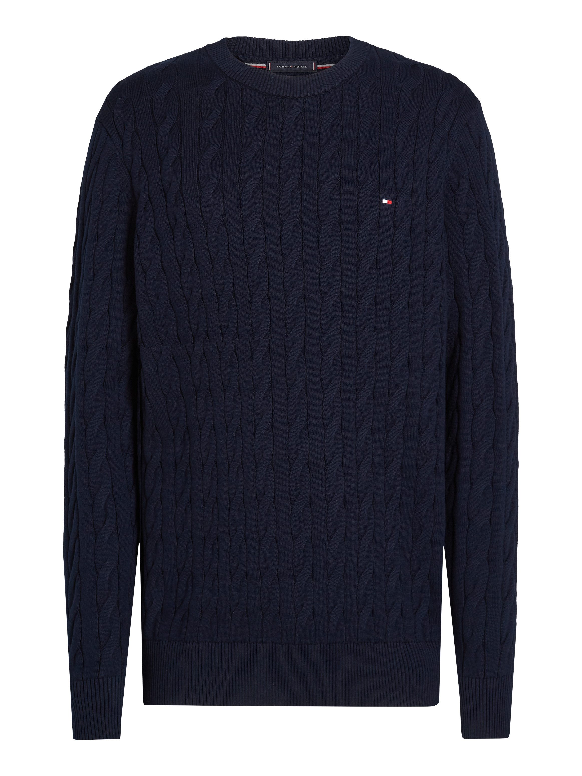 Tommy Hilfiger Gebreide trui CLASSIC CABLE CREW NECK