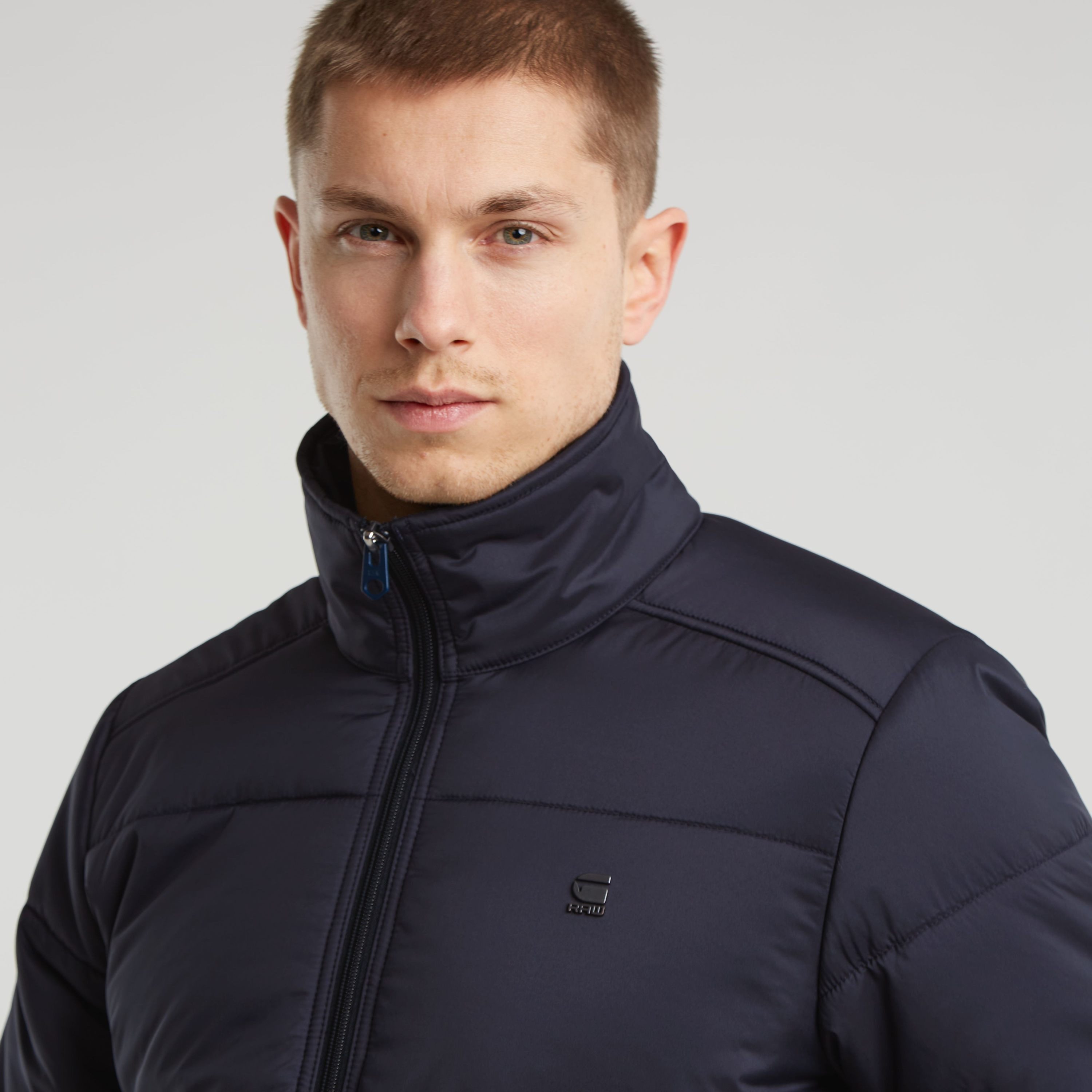 G-Star RAW Gewatteerde jas Padded Quilted met opstaande kraag