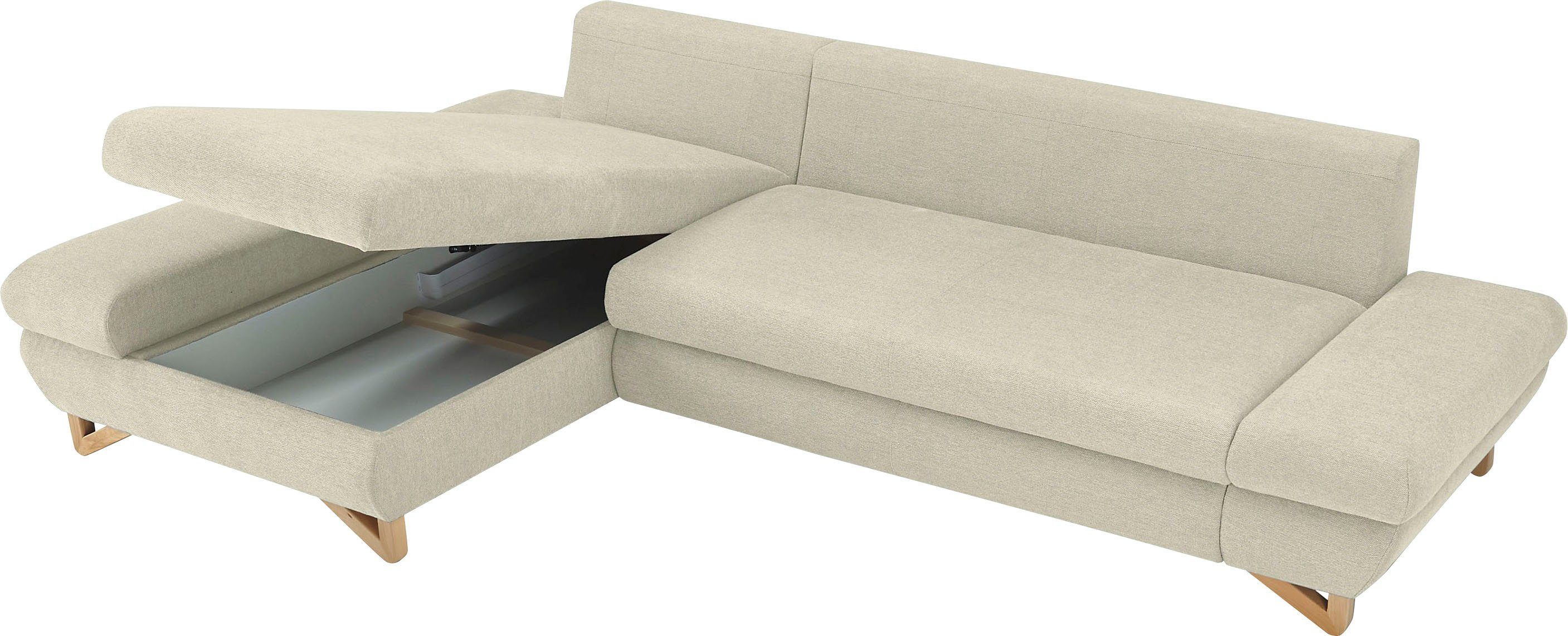 INOSIGN Slaapbank City/Giron comfortabele slaapbank (ligoppervlak 245 x 138 cm) en bedlade