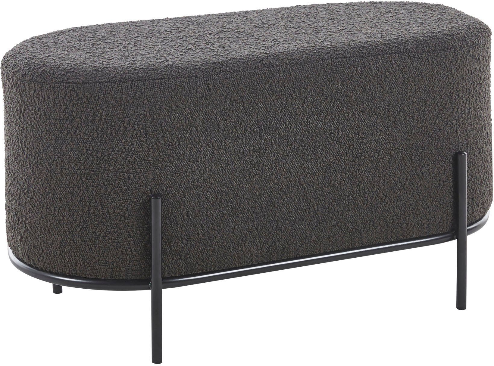 SalesFever Hocker met designframe van zwart metaal